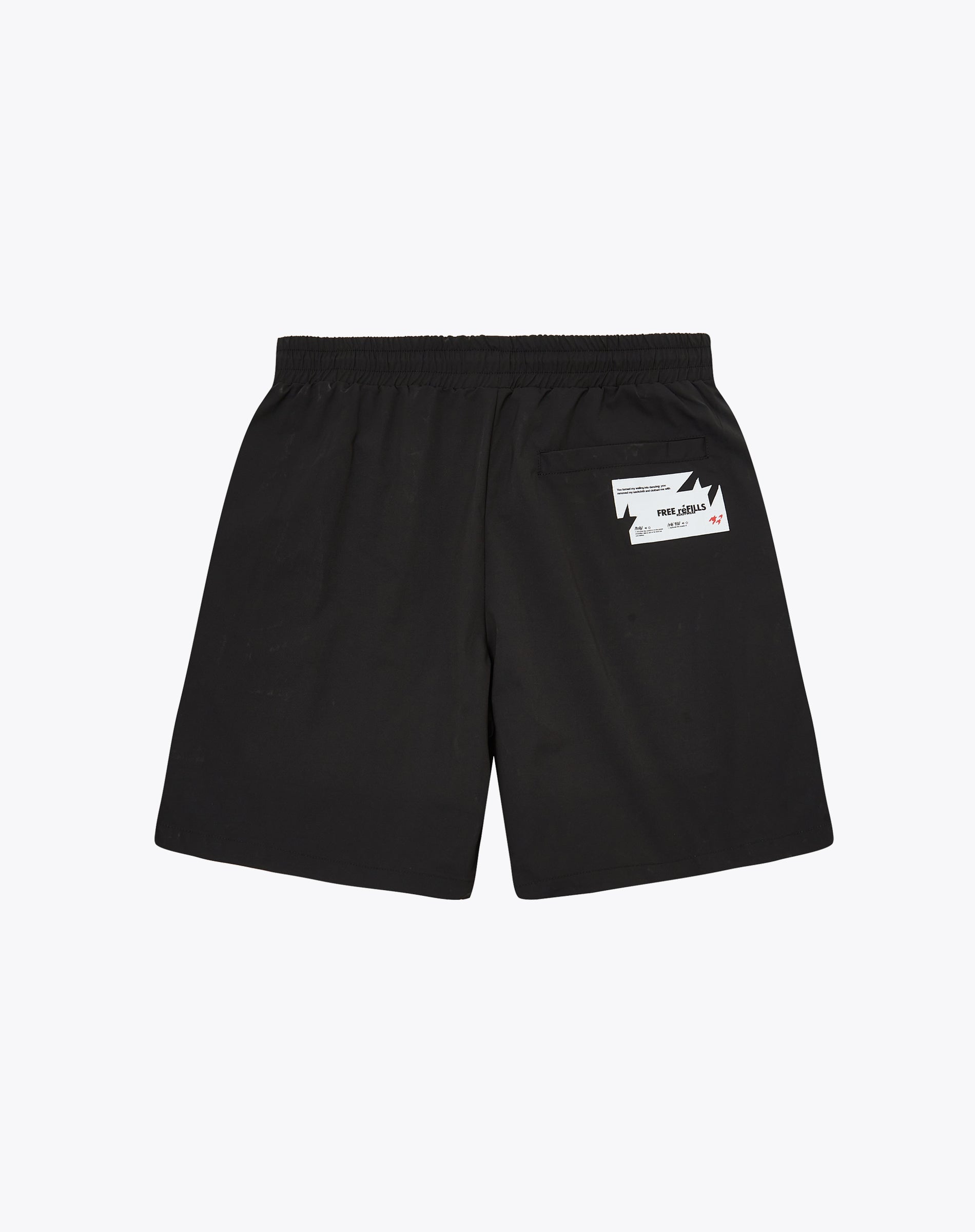 Pills Nylon Shorts - Black