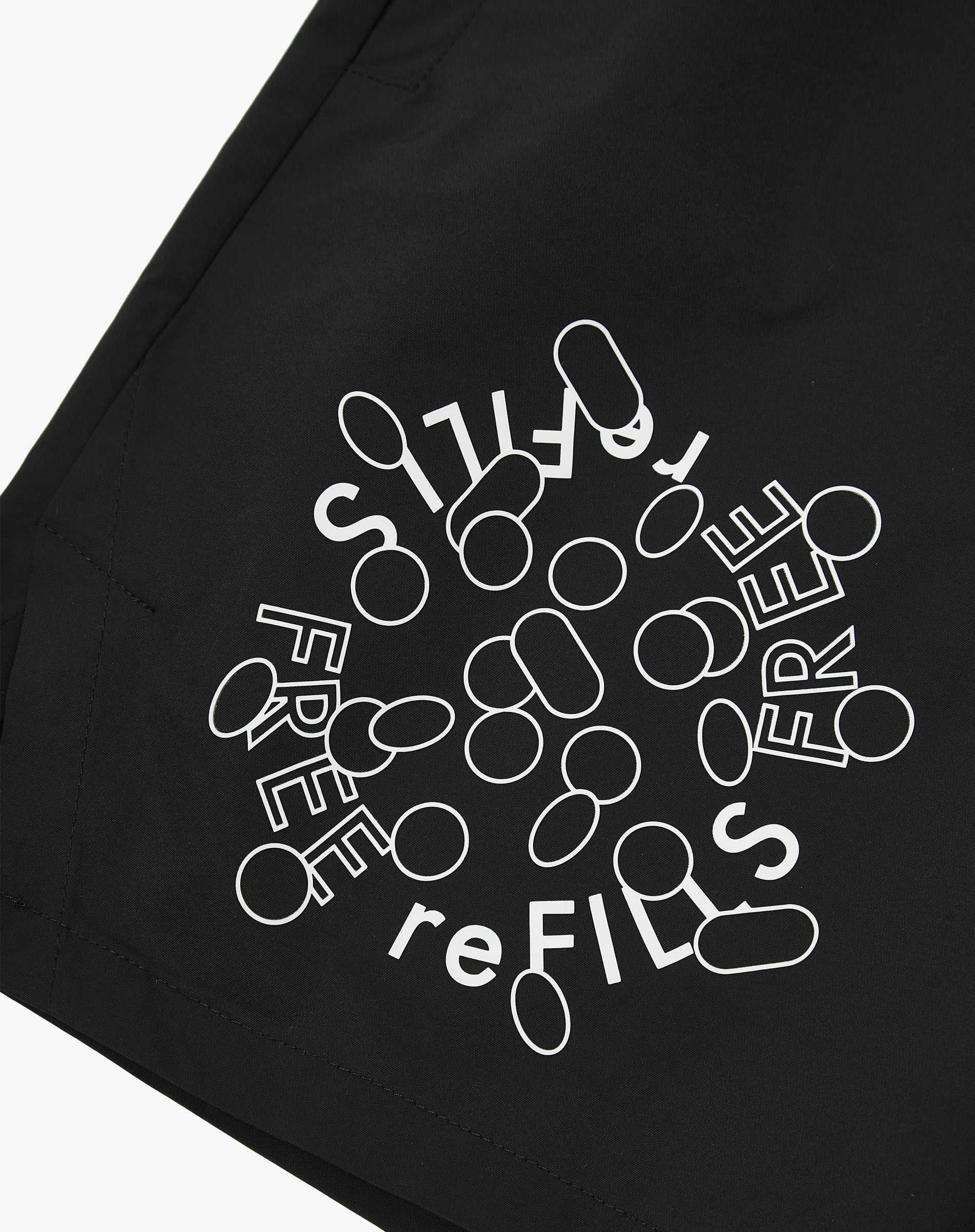 Pills Nylon Shorts - Black