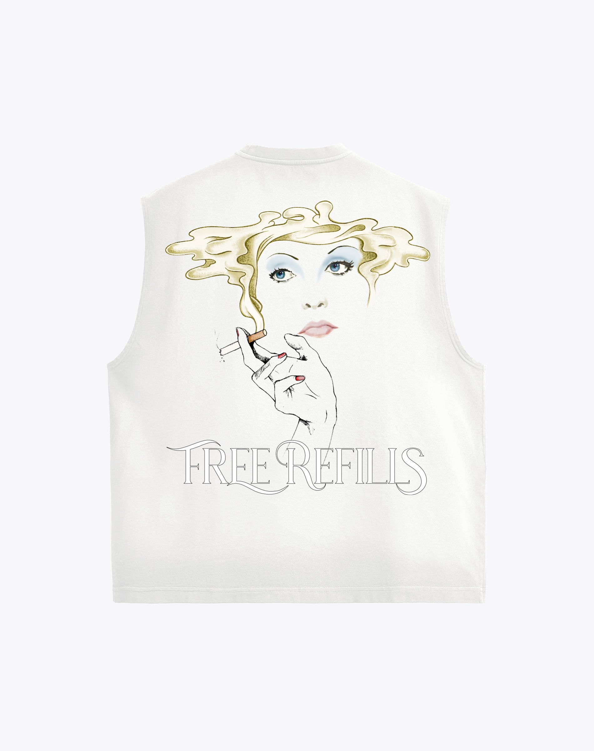 Pleasure Cutoff Tee - Off White