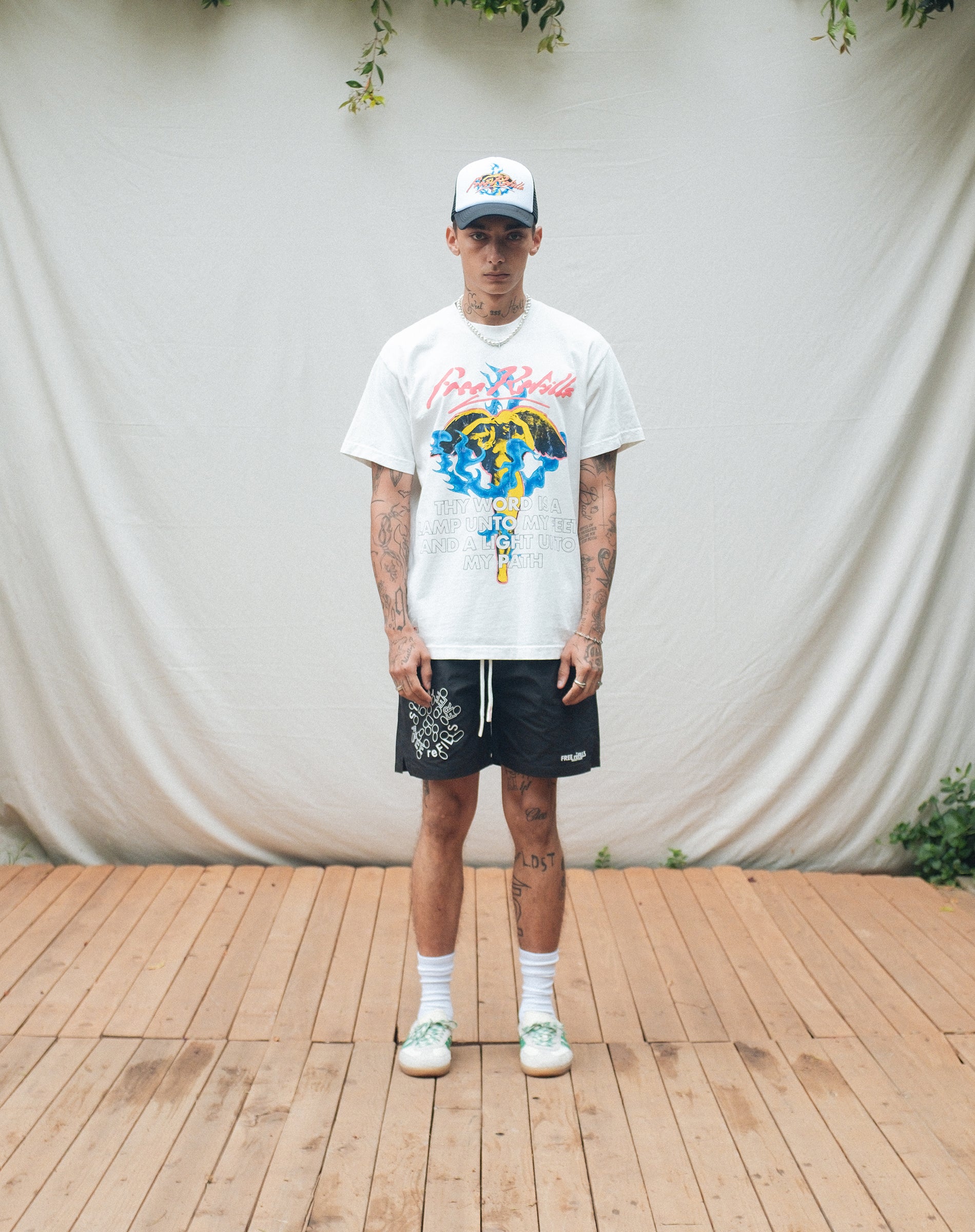 Psalms Tee - White
