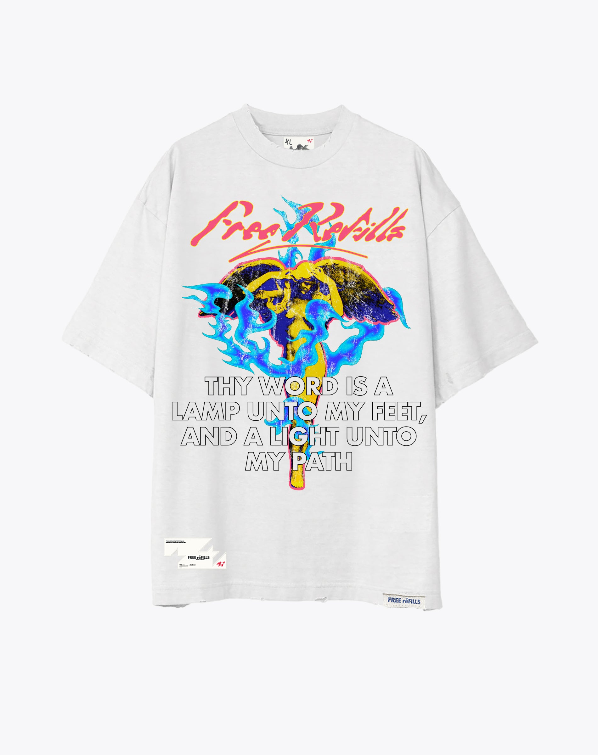 Psalms Tee - White