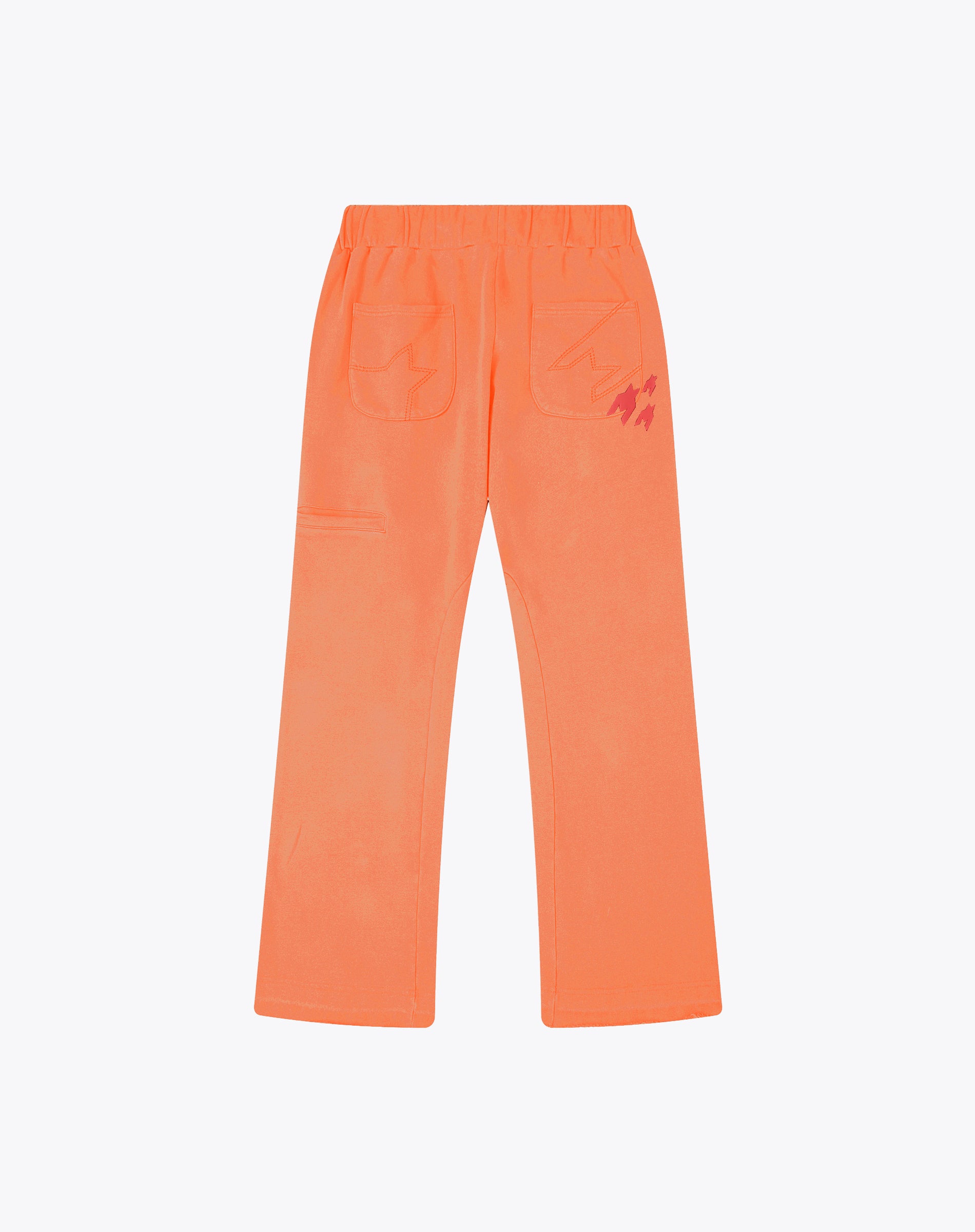 Radial Sunfade Flares Sweatpants - Orange