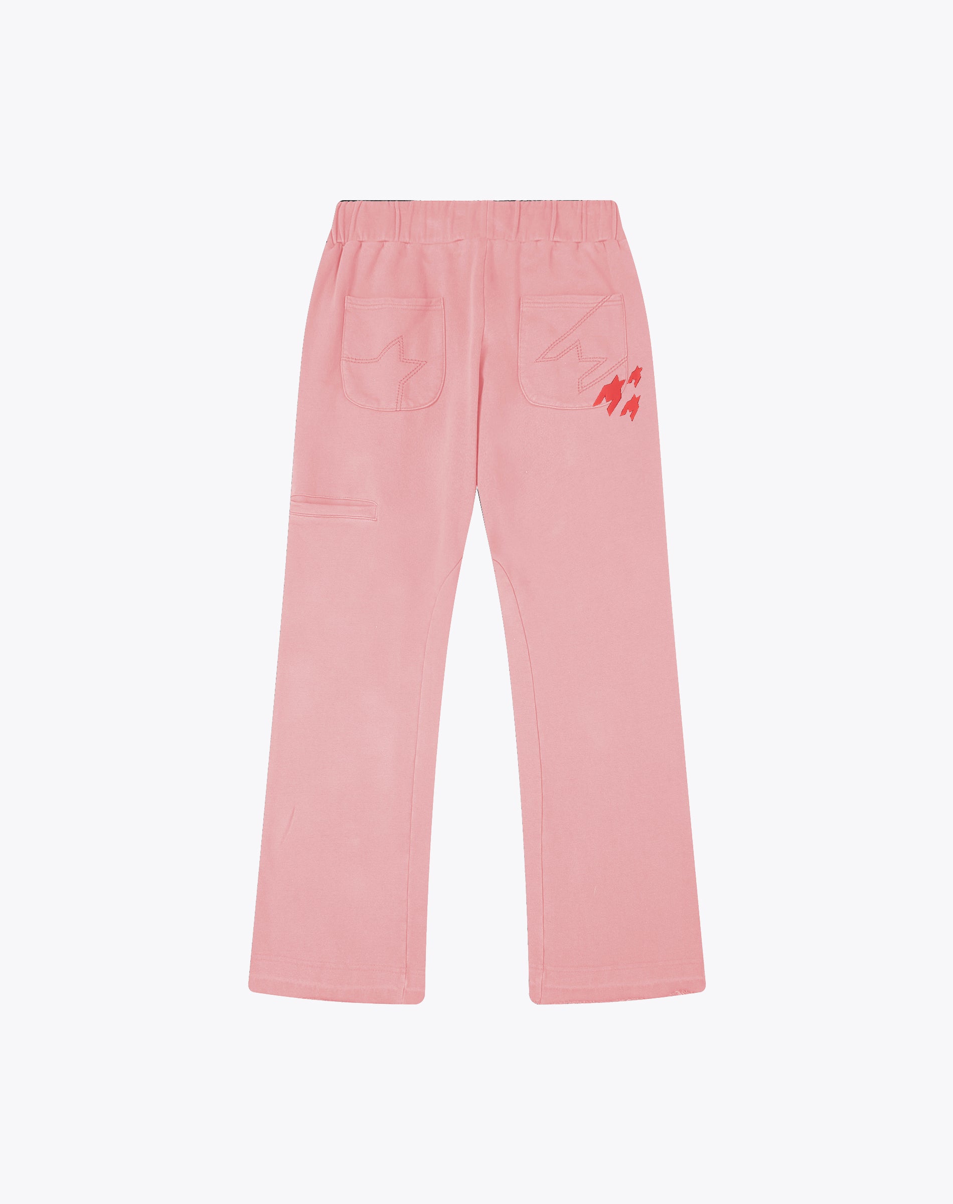 Radial Sunfade Flares Sweatpants - Pink