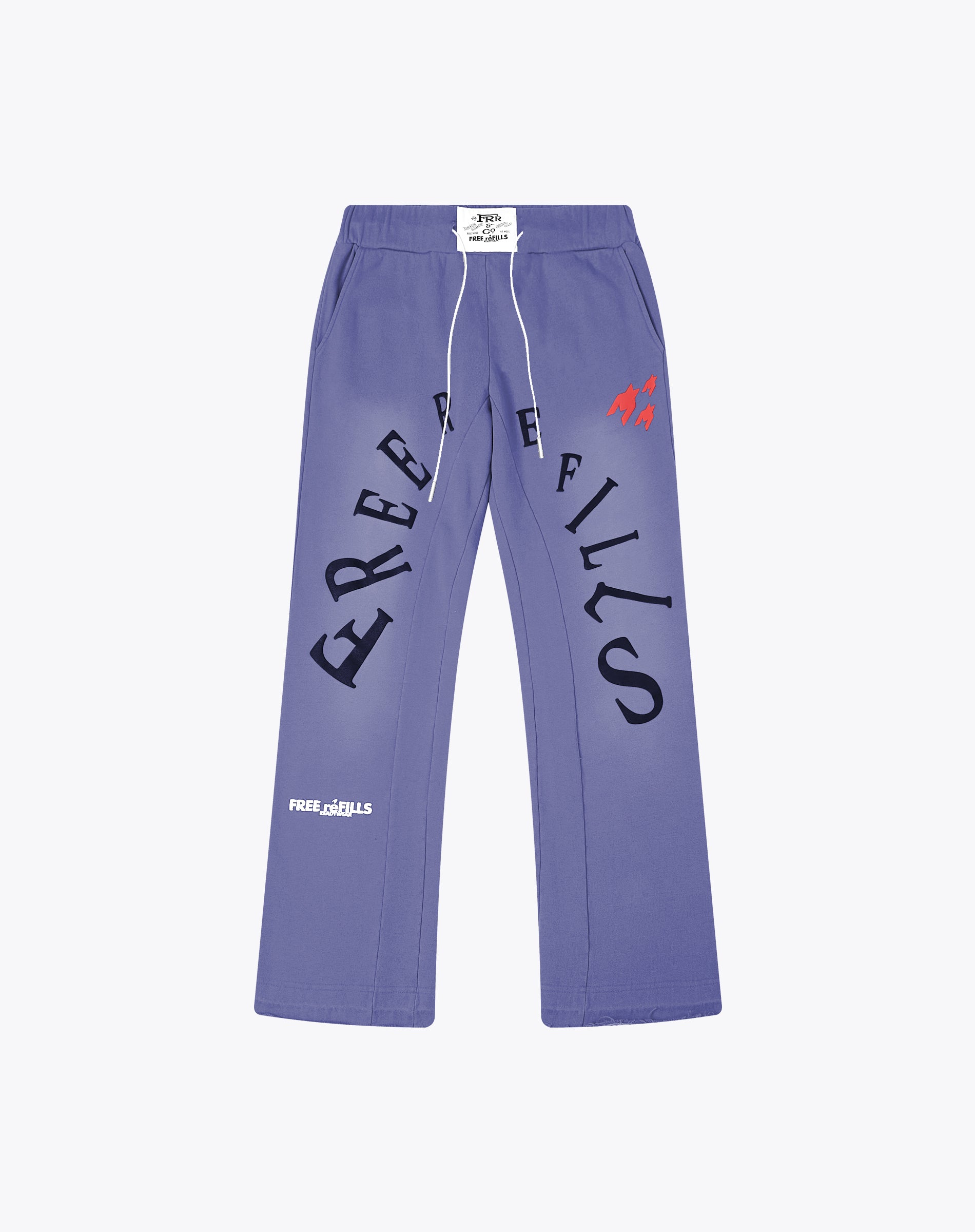 Radial Sunfade Flares Sweatpants - Purple