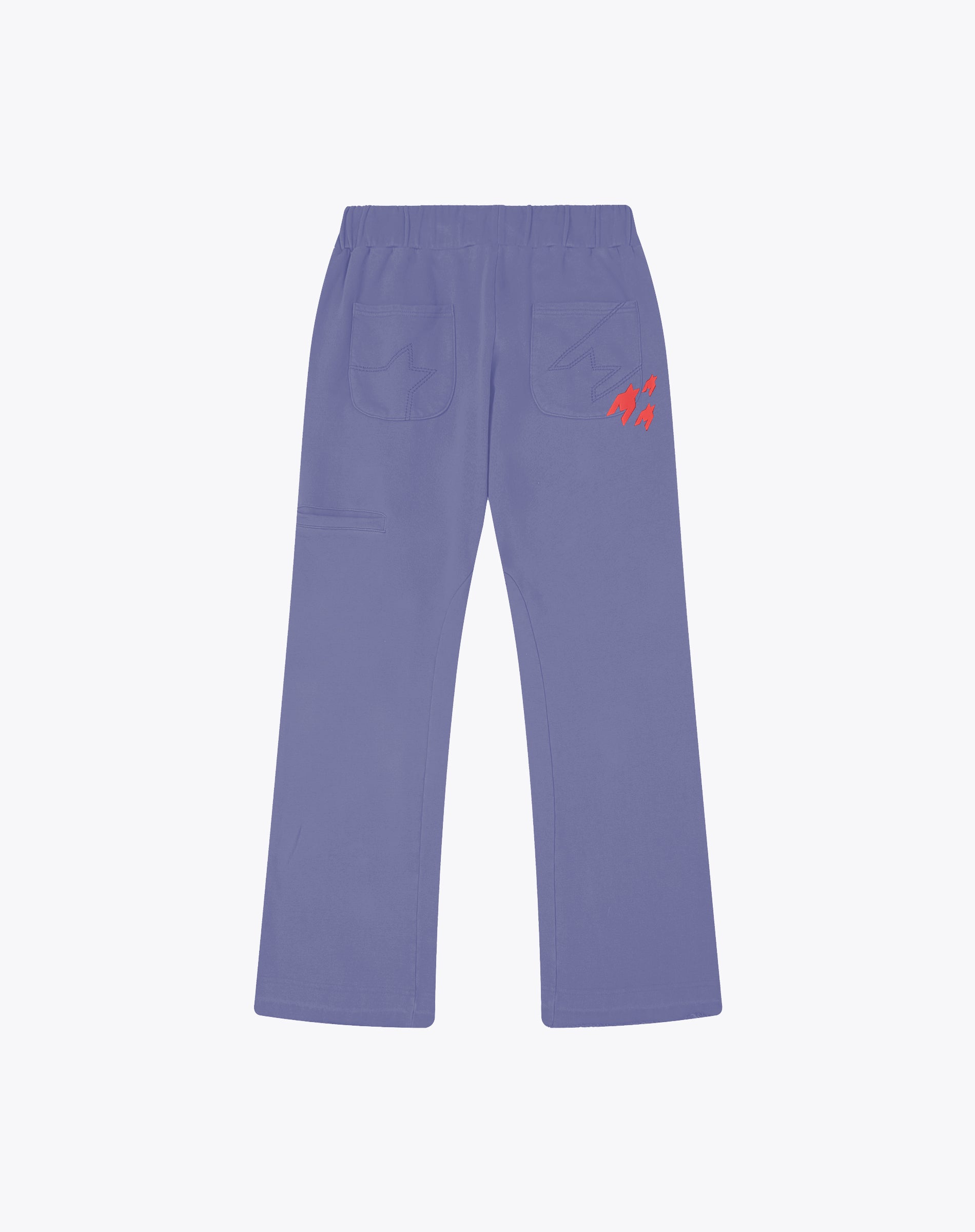 Radial Sunfade Flares Sweatpants - Purple