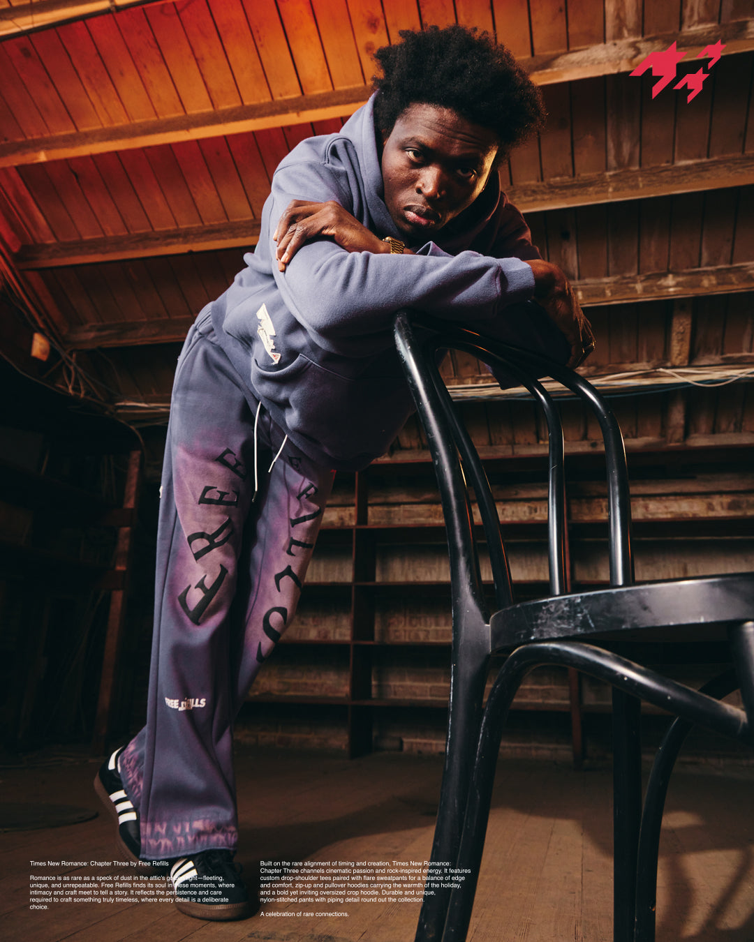 Radial Sunfade Flares Sweatpants - Purple