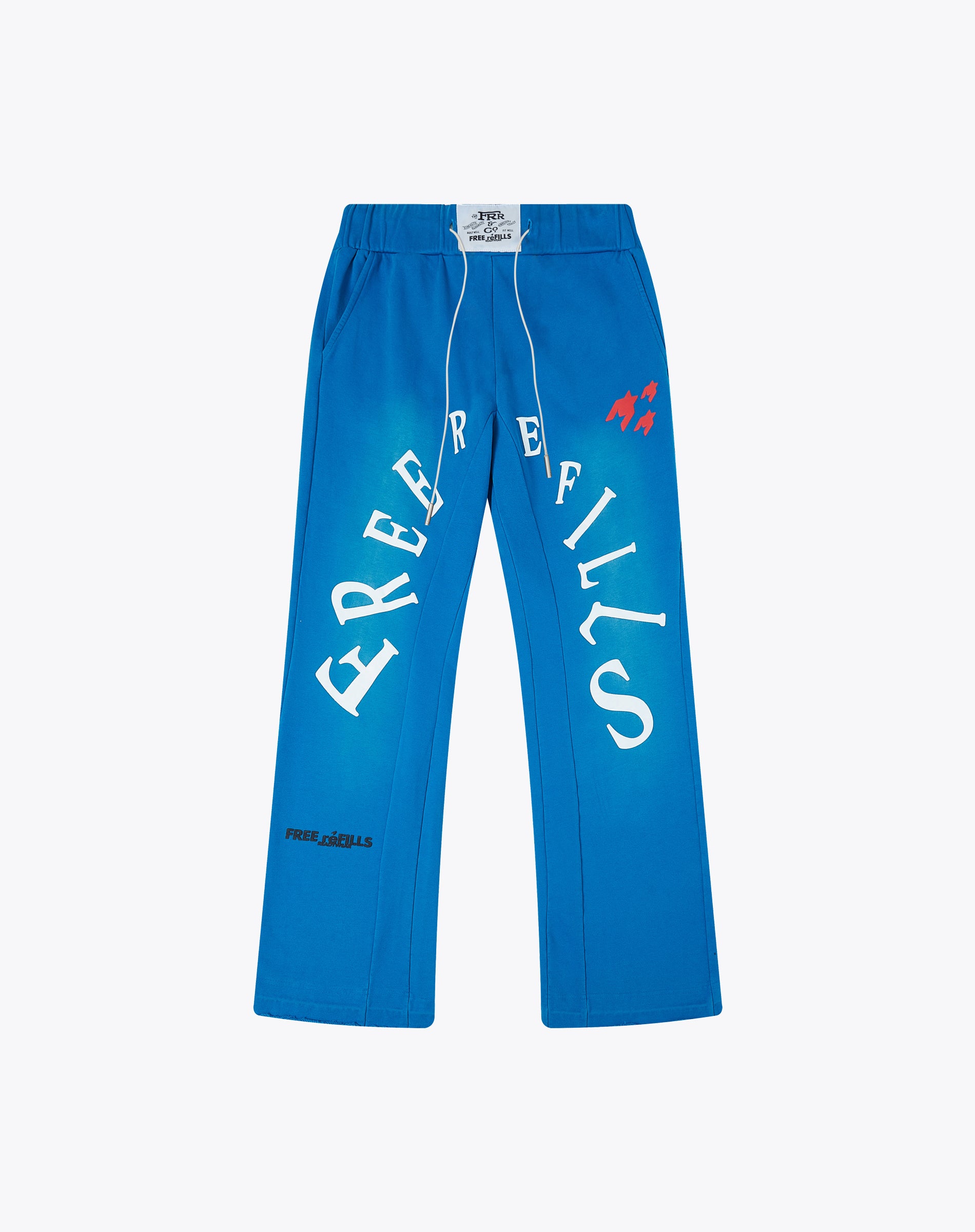 Radial Sunfade Flares Sweatpants - Blue