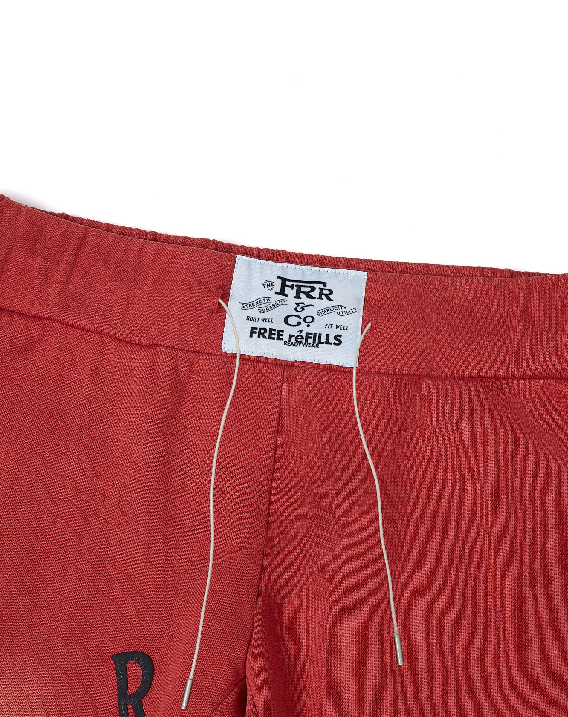 Radial Sunfade Flares Sweatpants - Red