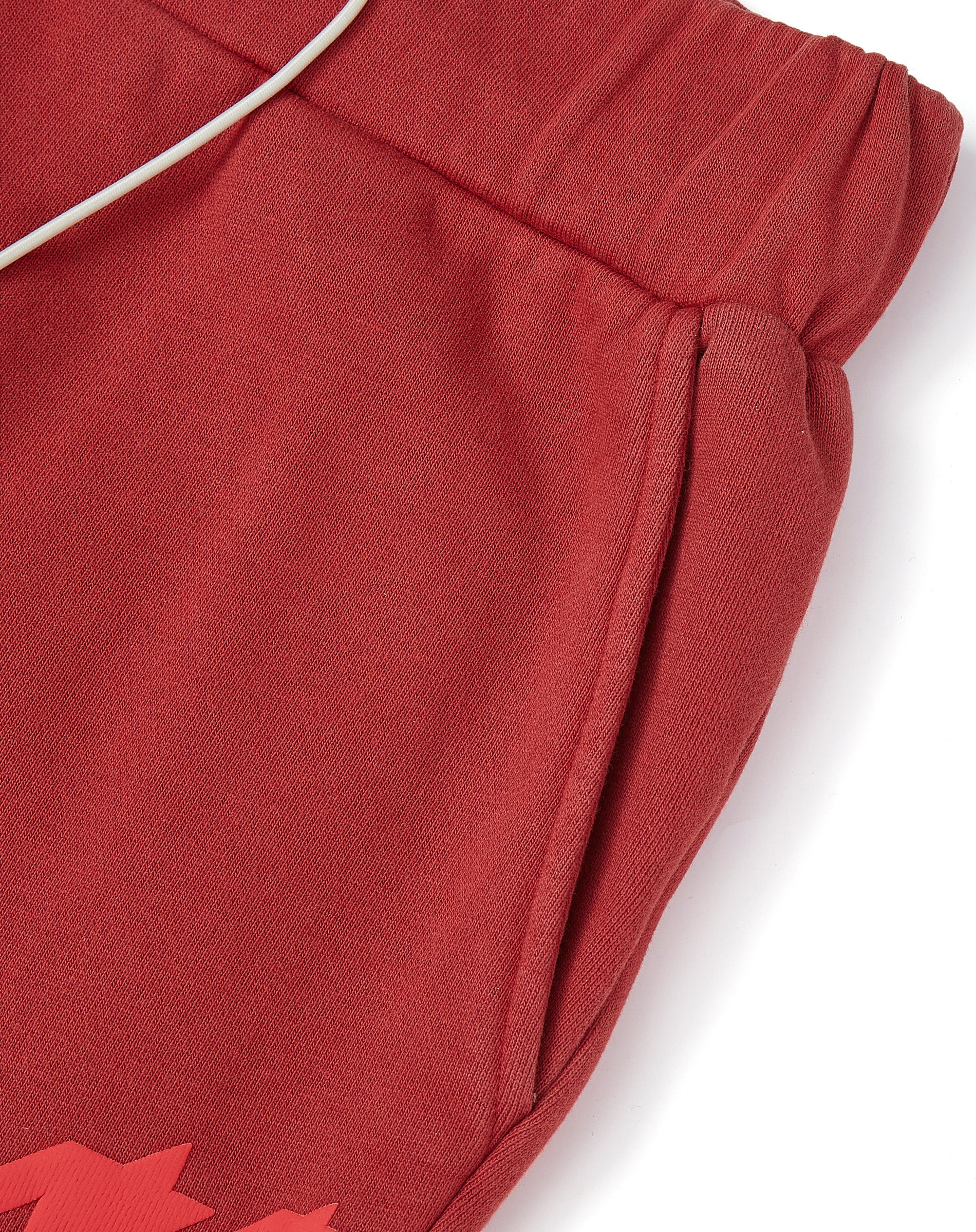 Radial Sunfade Flares Sweatpants - Red