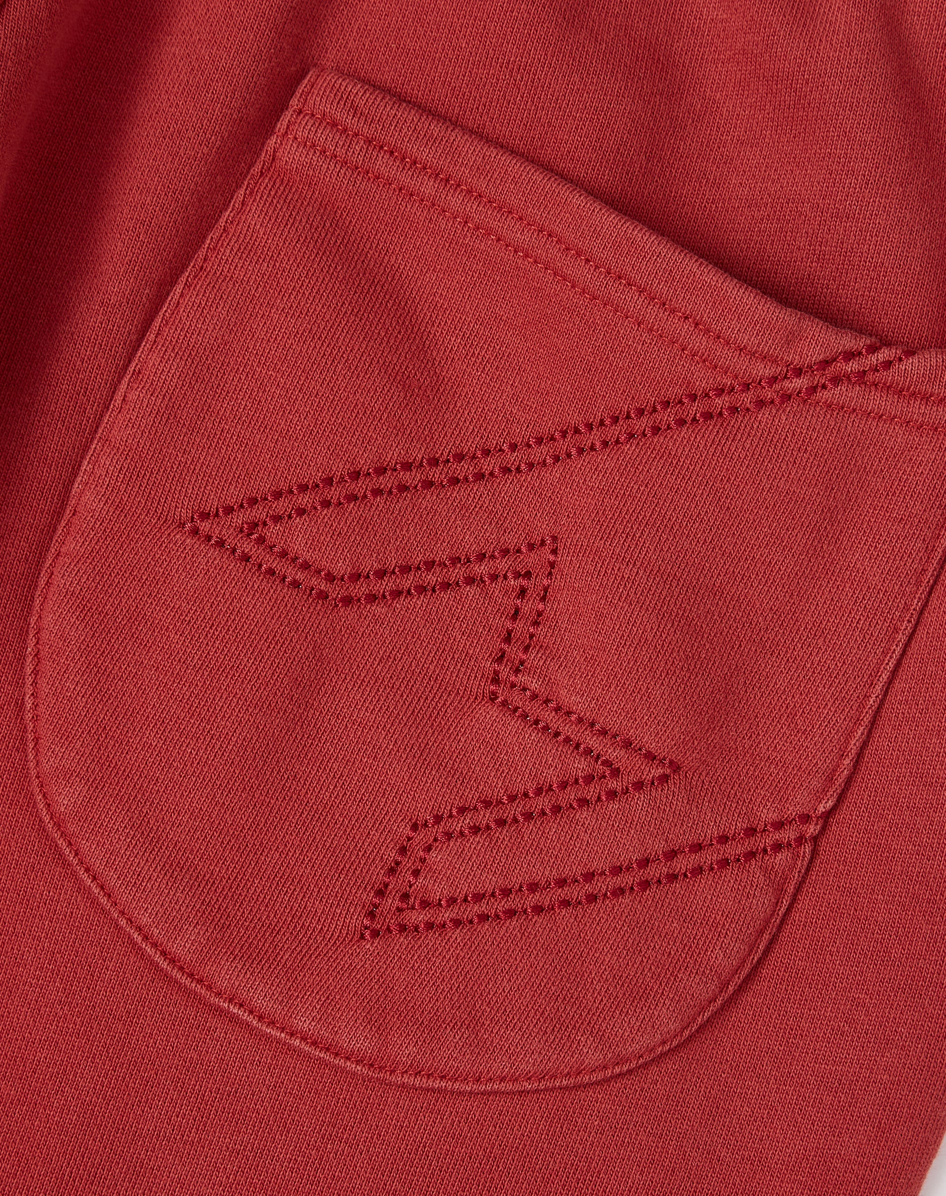 Radial Sunfade Flares Sweatpants - Red