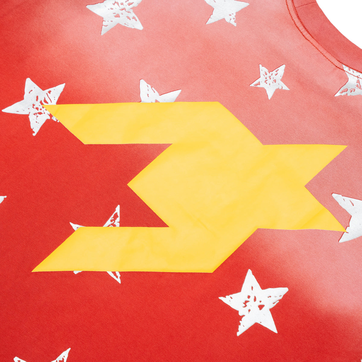 Starry Sun Fade Tee - Red