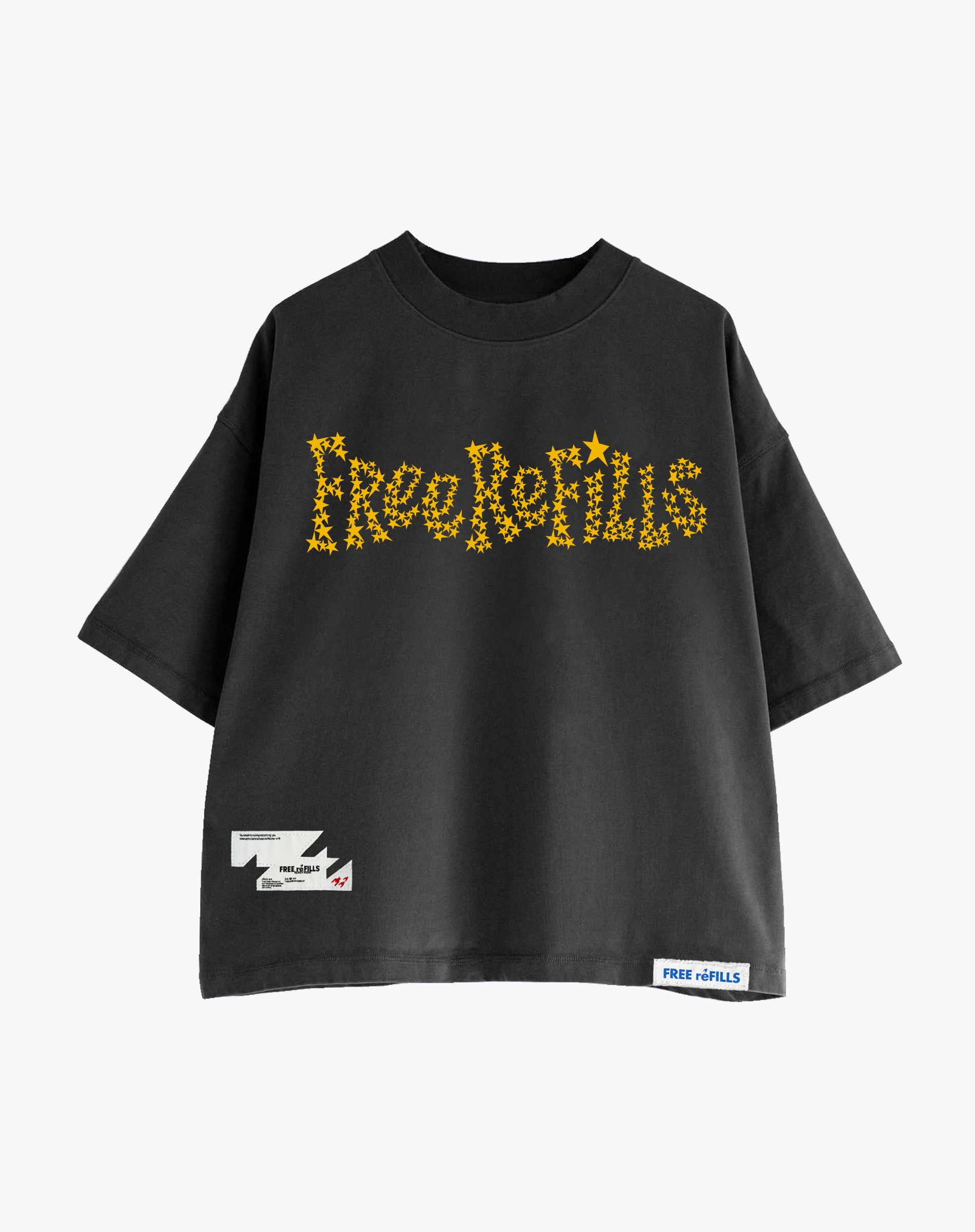 Stars Tee - Vintage Black