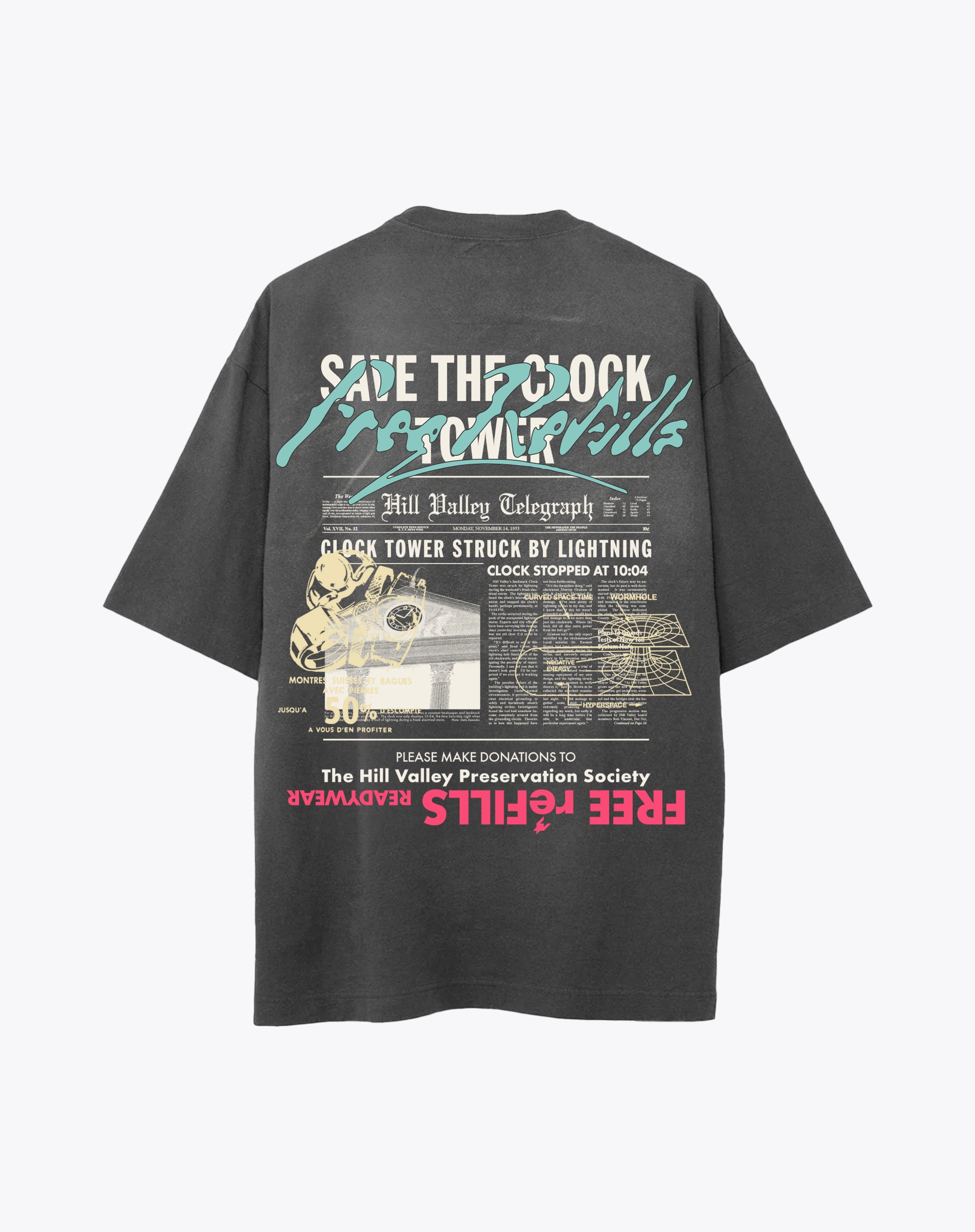 Time Travel Tee - Vintage Black