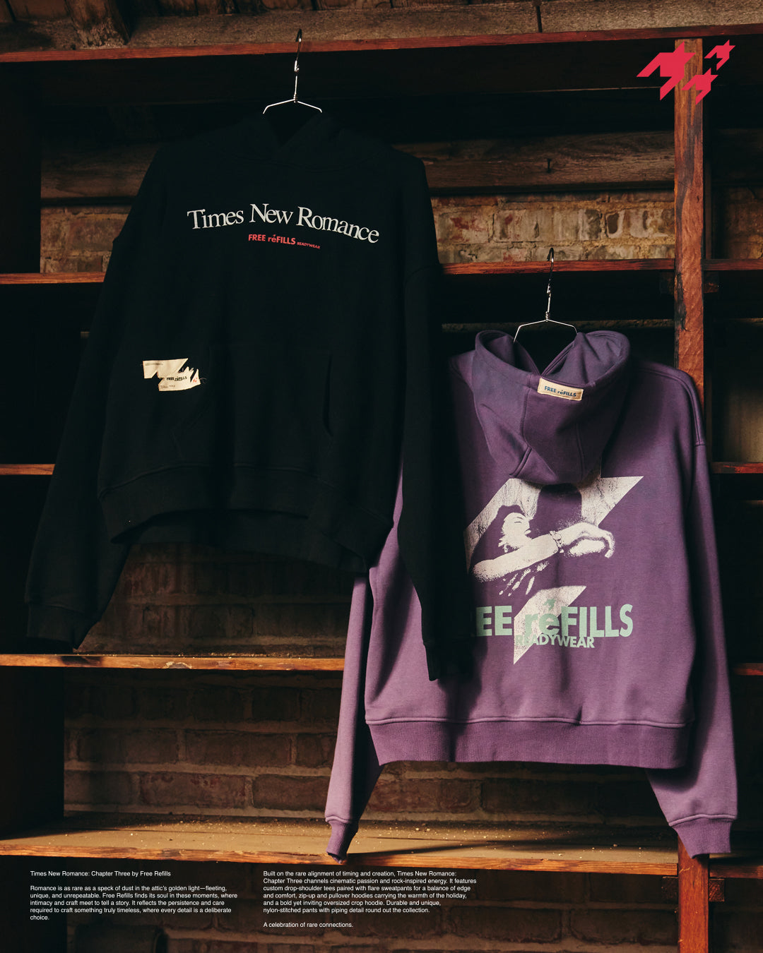 Romance Hoodie - Vintage Black