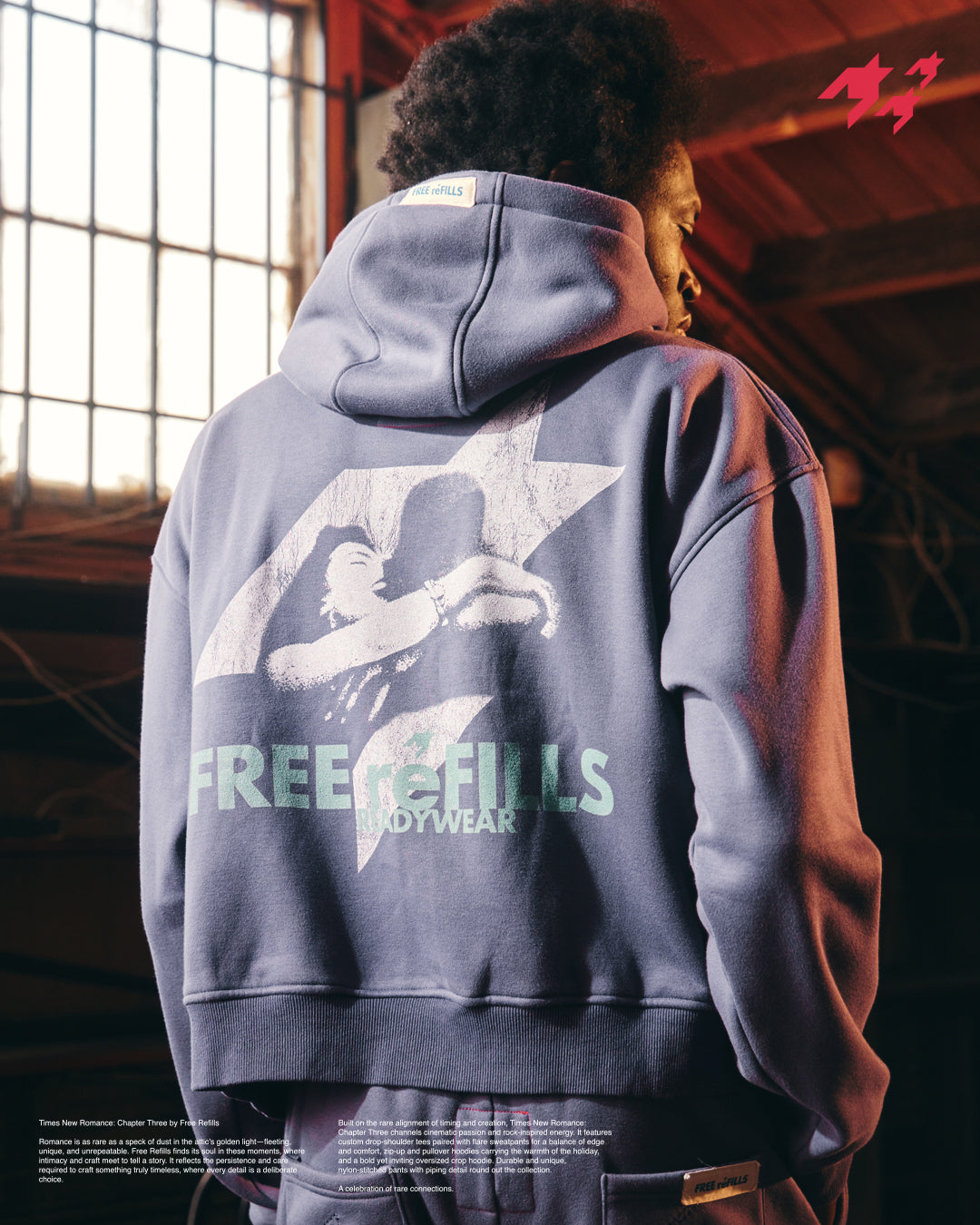 Romance Hoodie - Vintage Purple