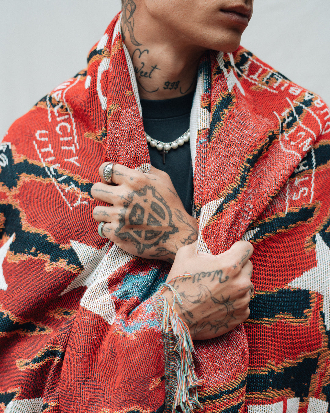 FR Woven Tapestry Blanket