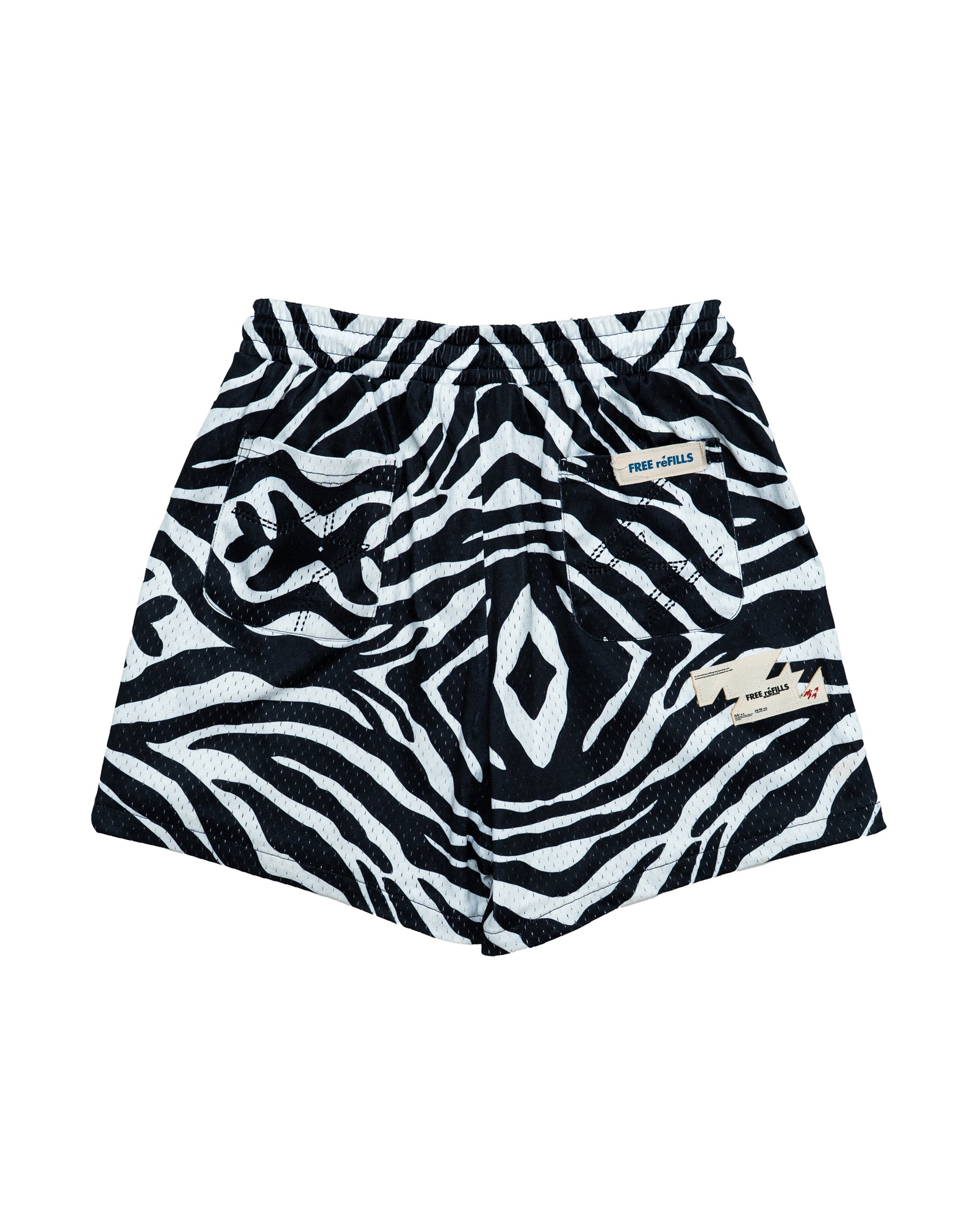 Zebra Mesh Shorts