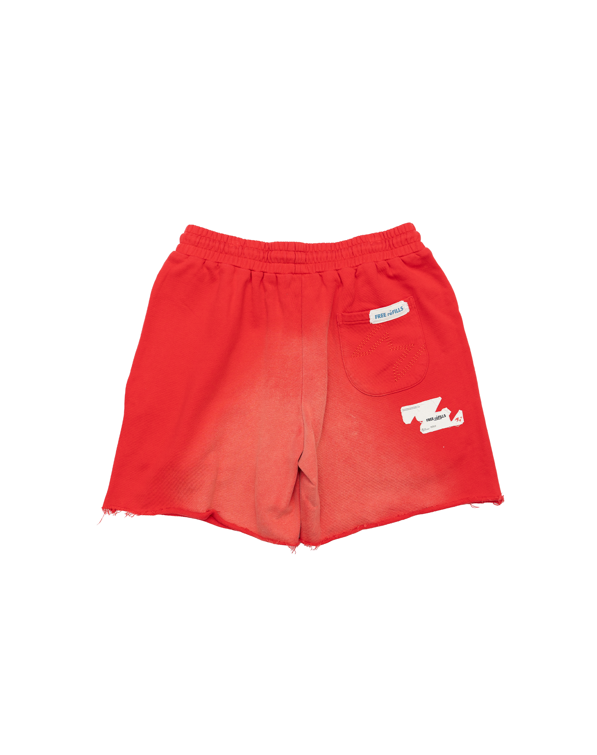 FR Gem Shorts - Washed Red