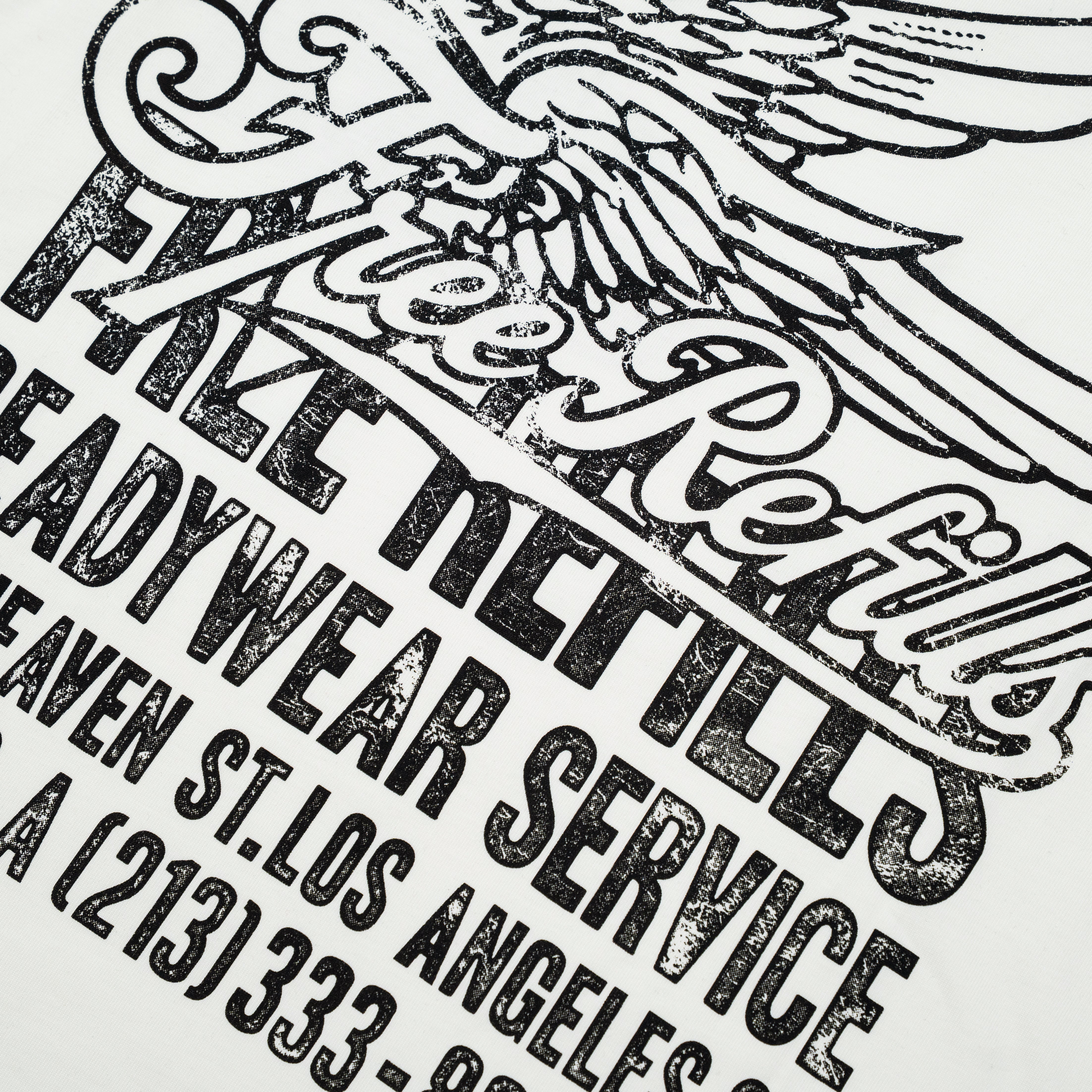 Service Cut-Off Tee - White