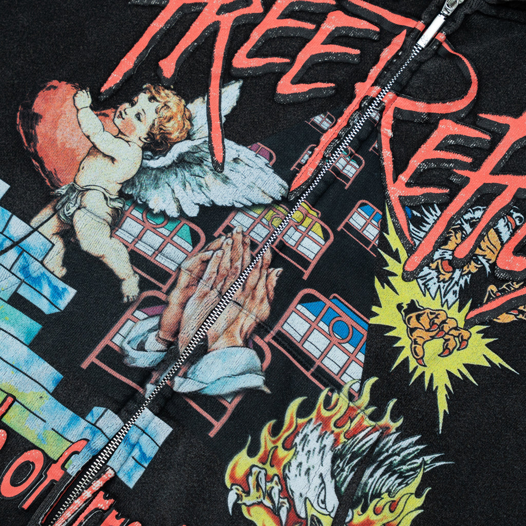 Floyd Zip-Up Hoodie - Vintage Grey