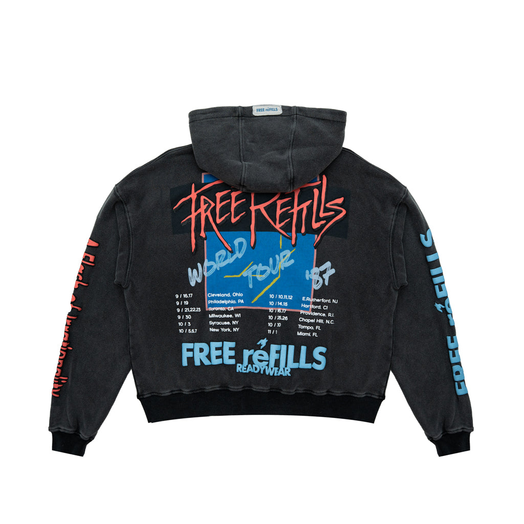 Floyd Zip-Up Hoodie - Vintage Grey