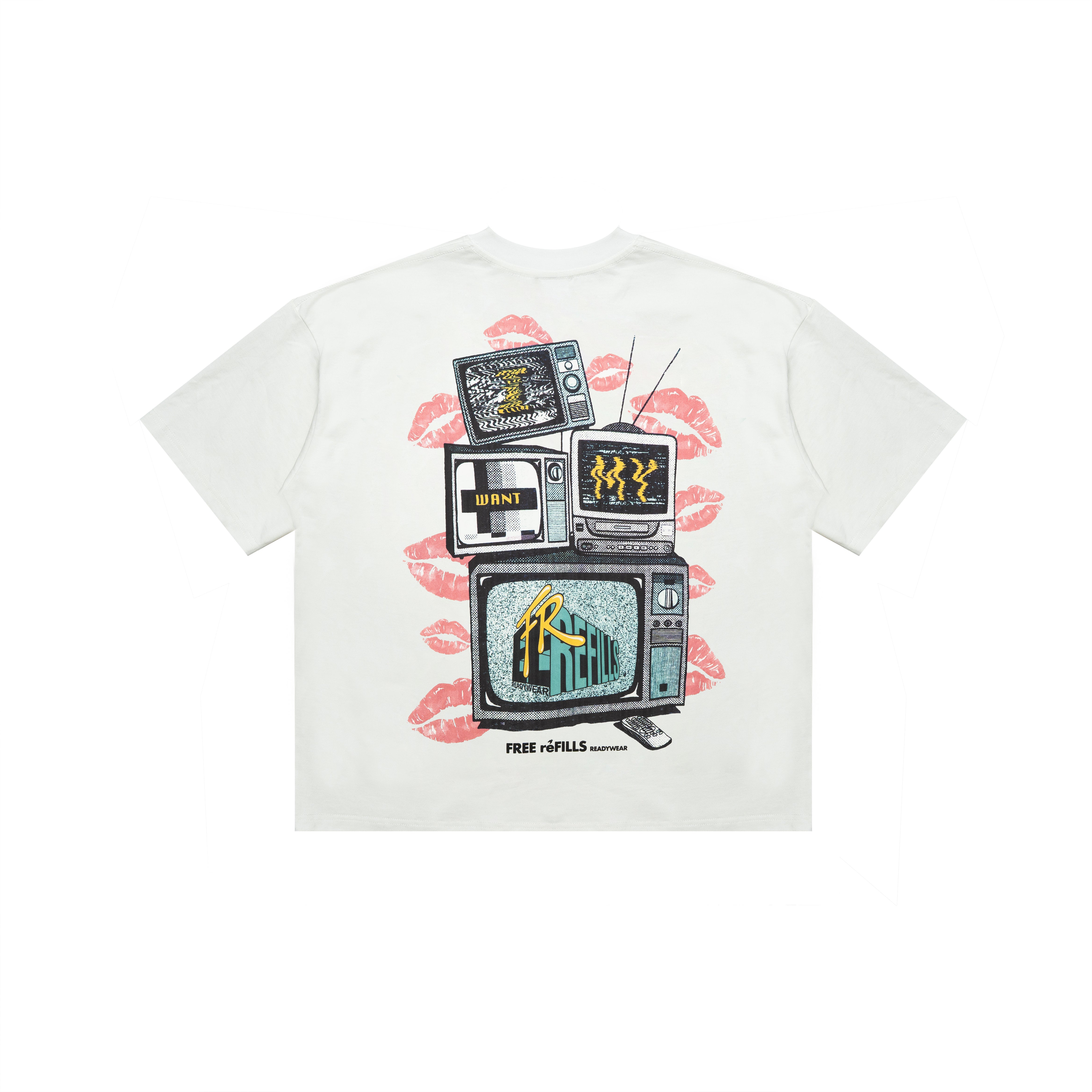 TV Tee - White