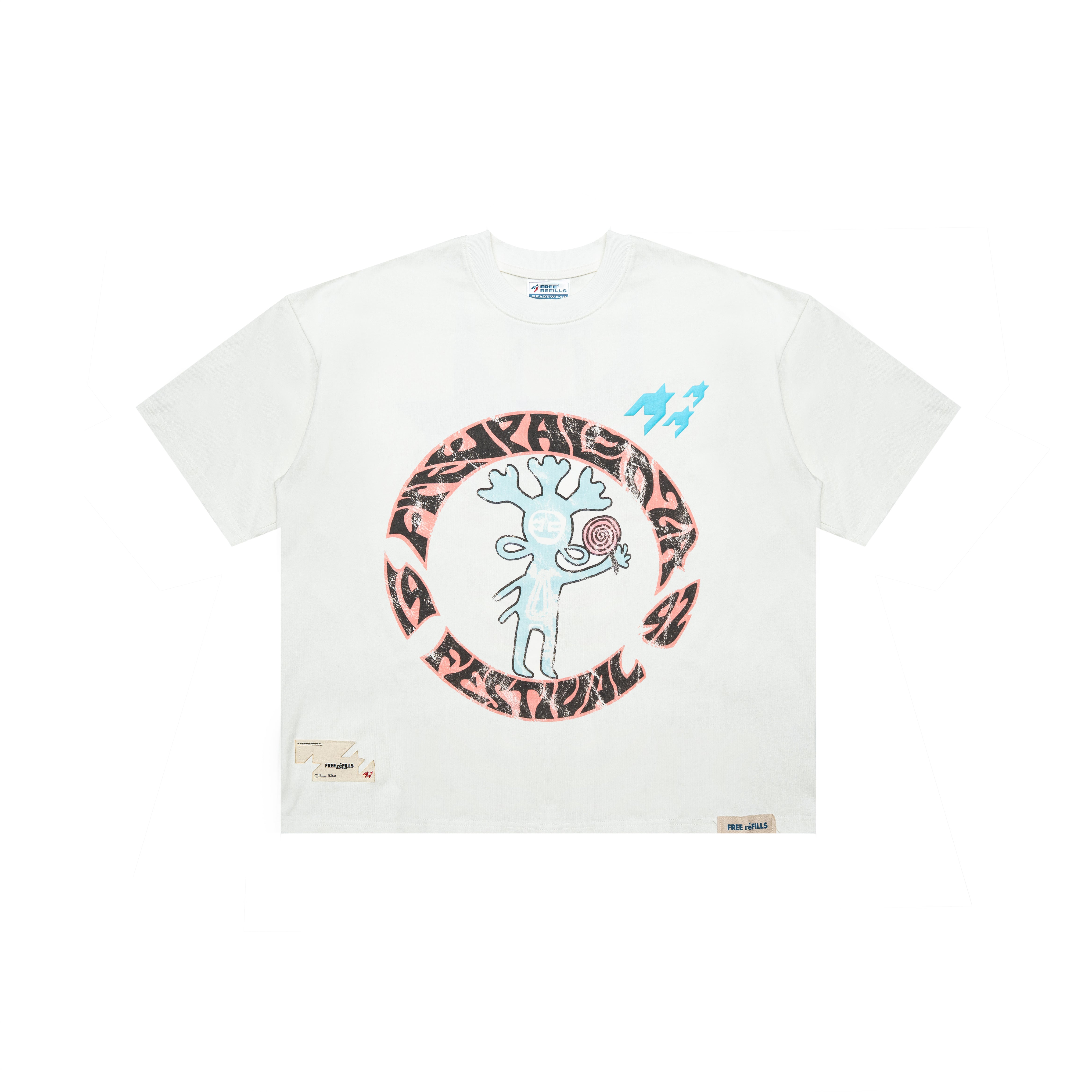 Freepalooza Tee - Cream