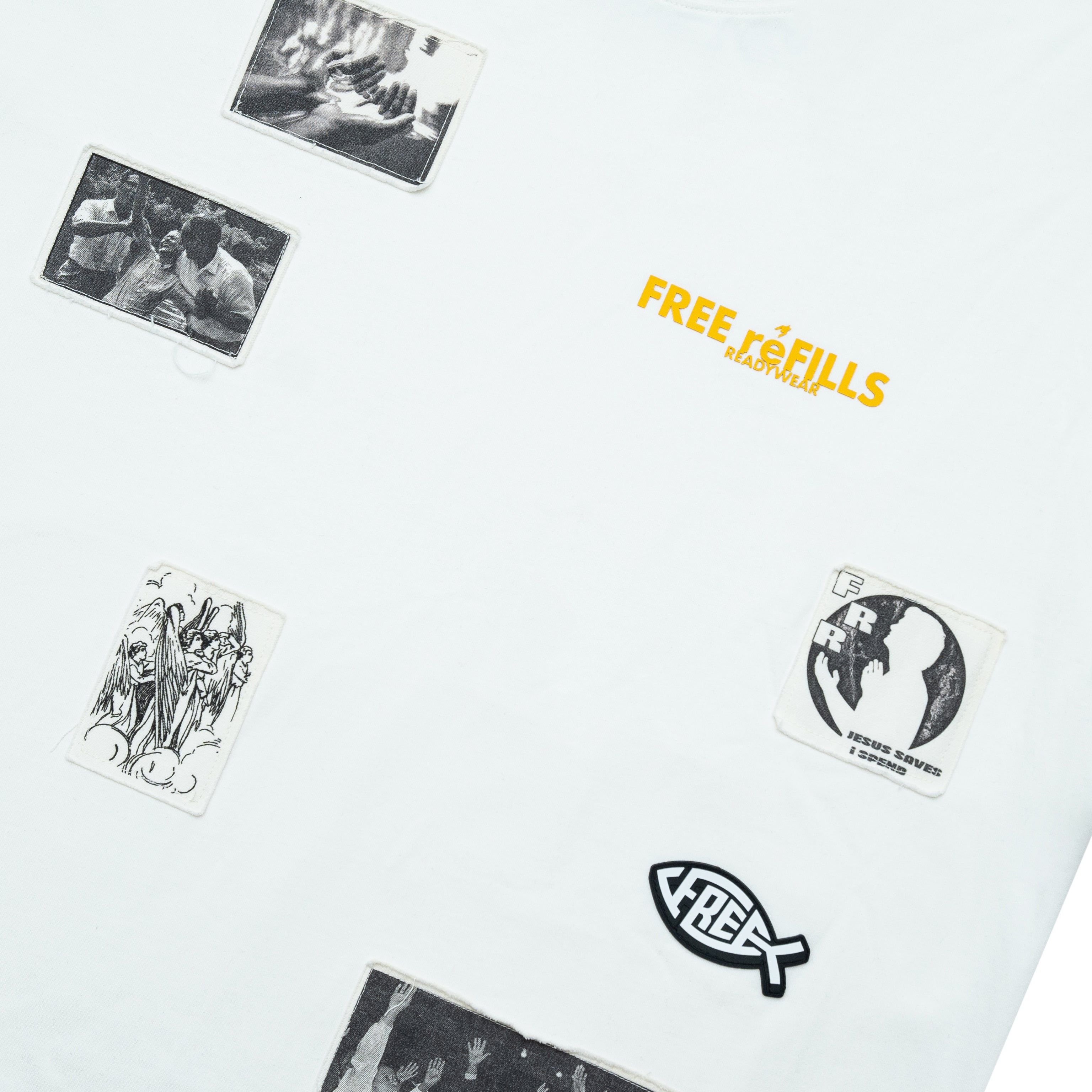 Patchwork Tee - Off White