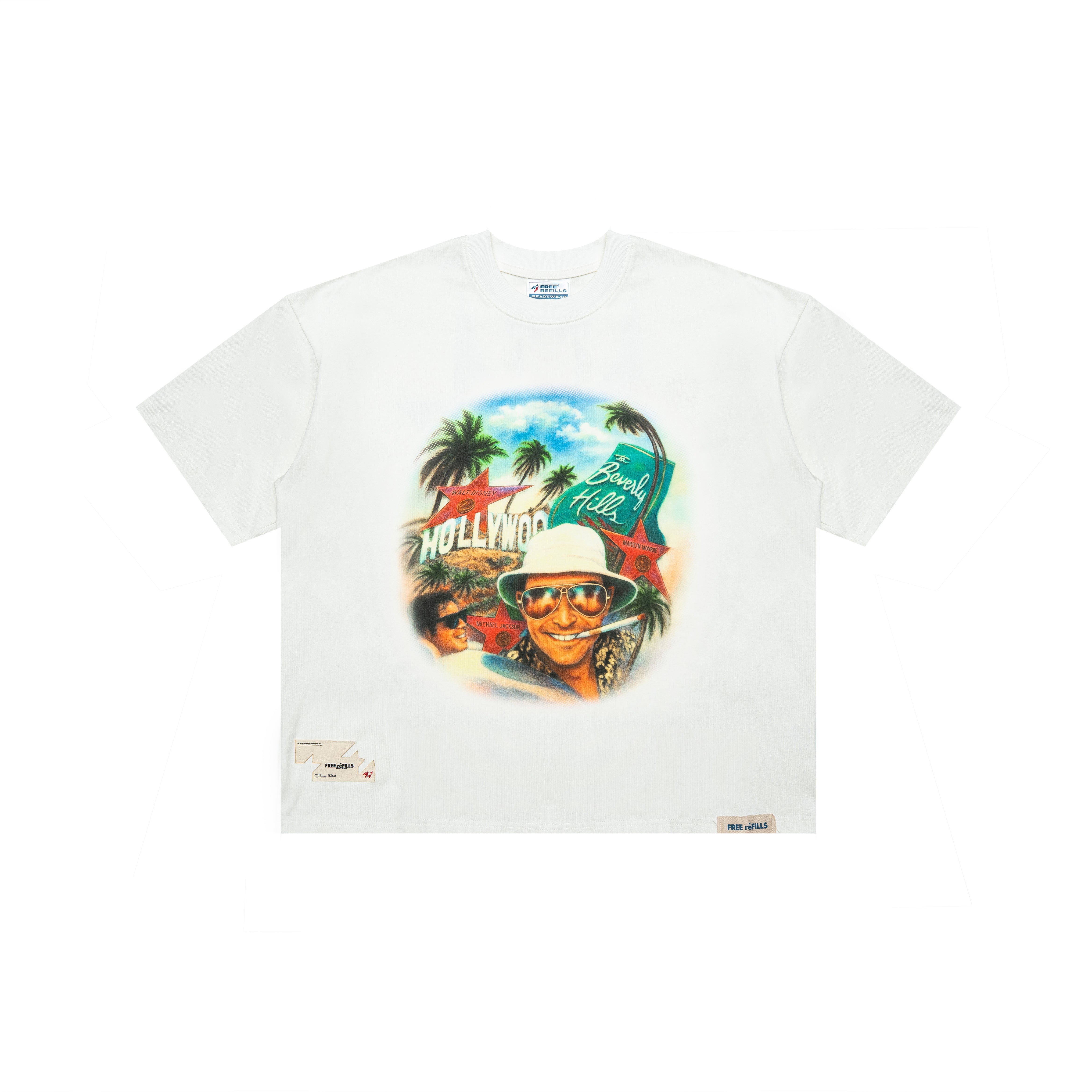 Free and Loathing Tee - White