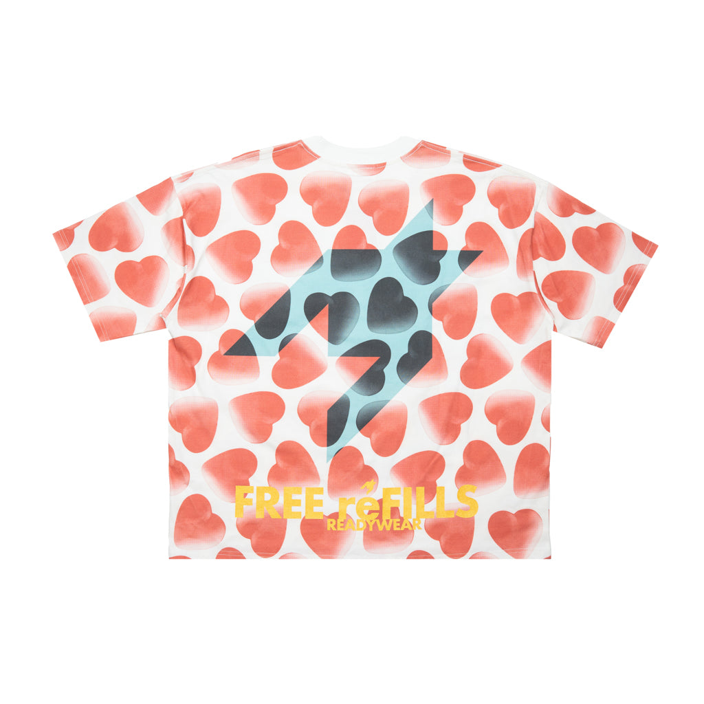 Hearts Tee - Off White