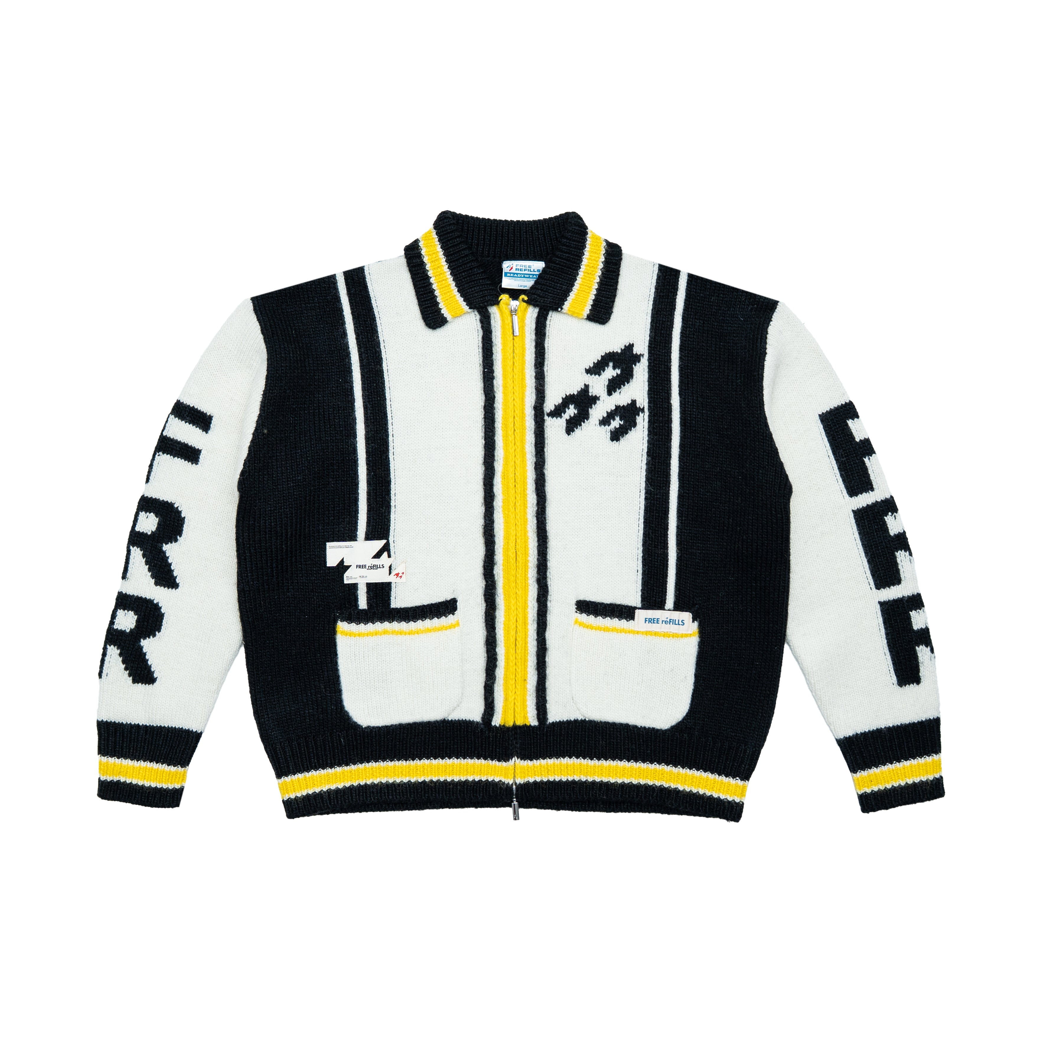 Wool Crochet Jacket - Yellow