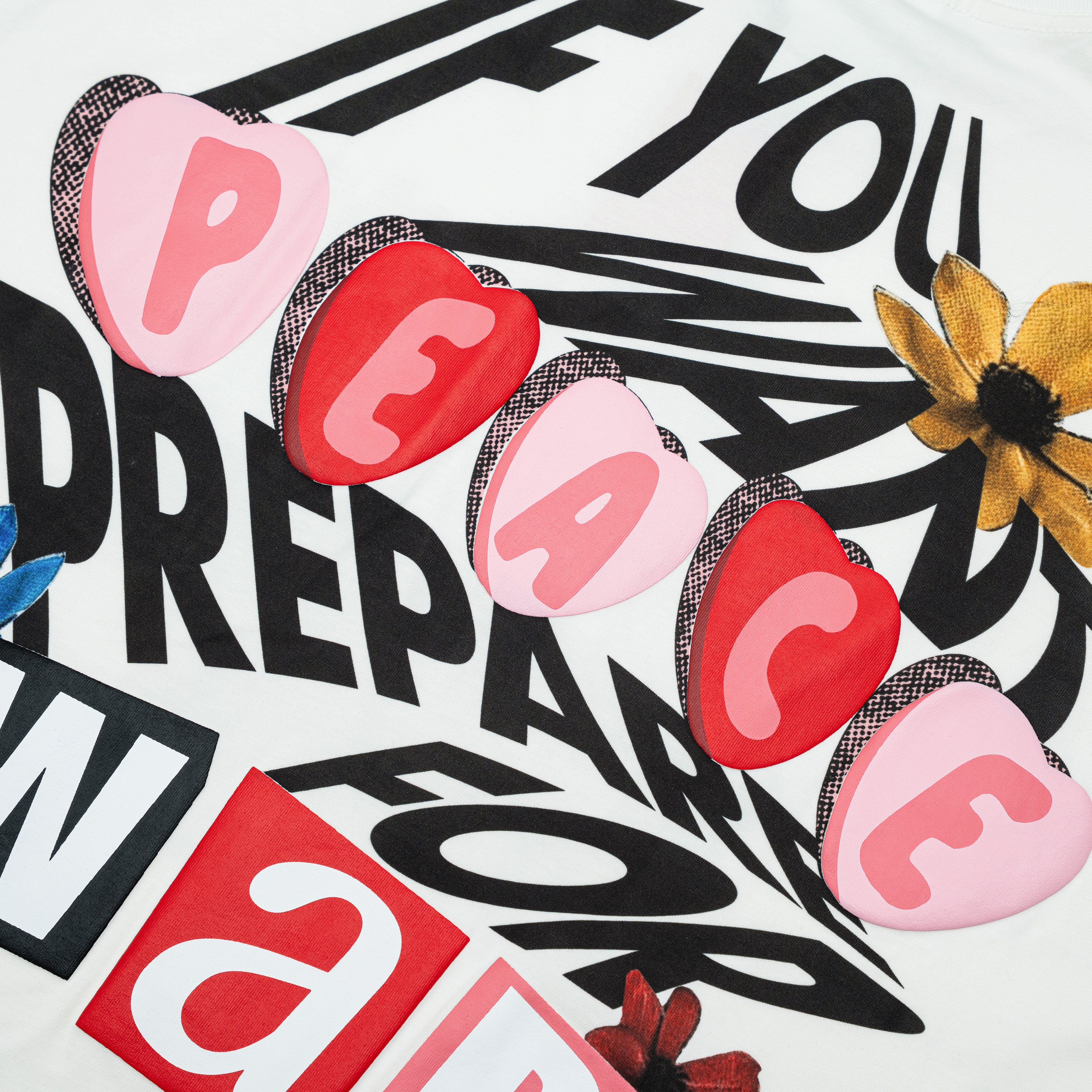 Peace Tee - Cream