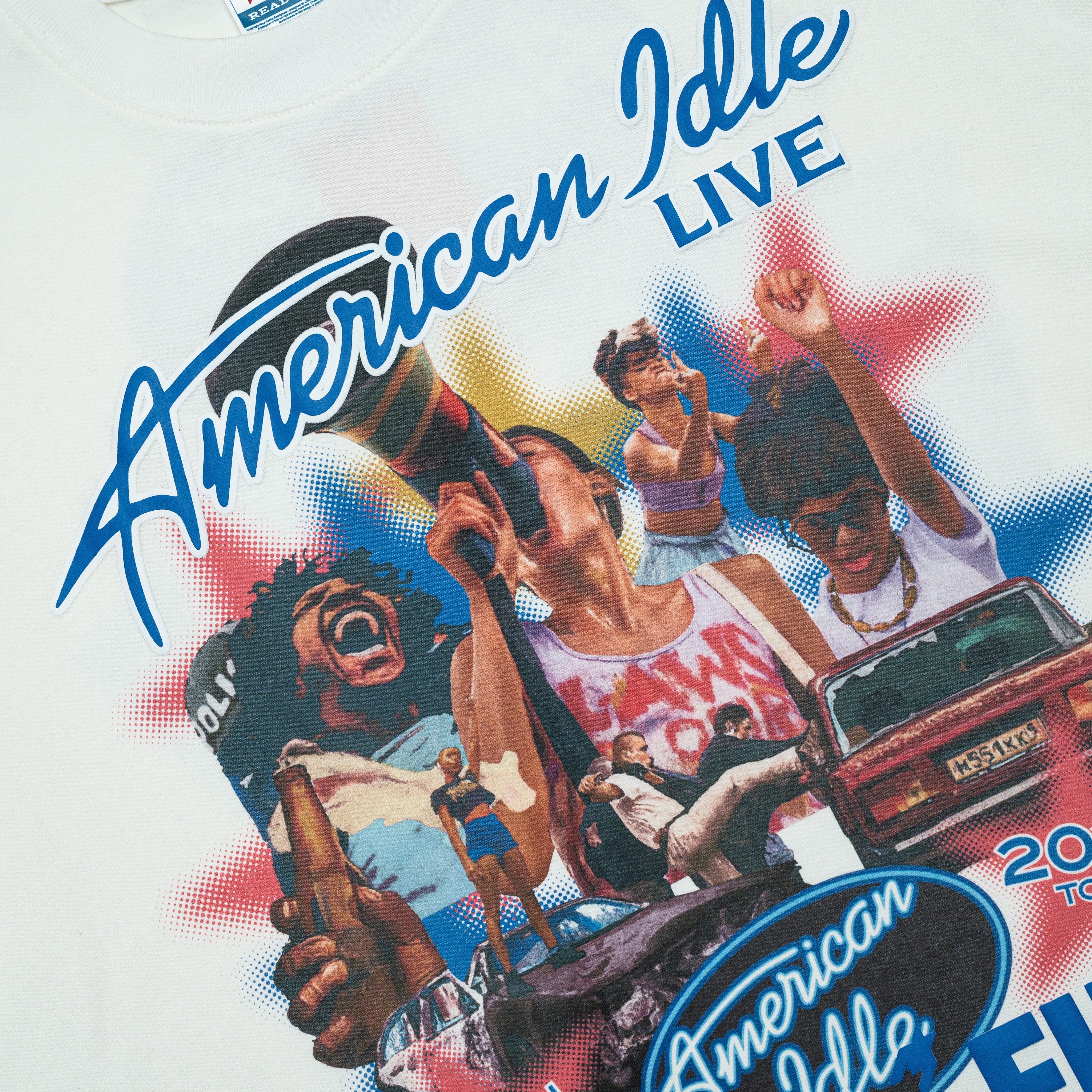 American Idle Tee - Cream