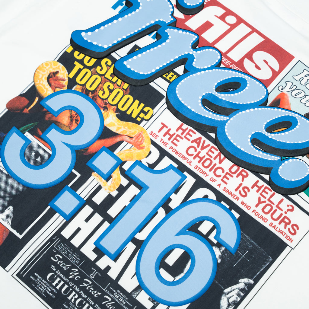 Tabloid Tee - Off White