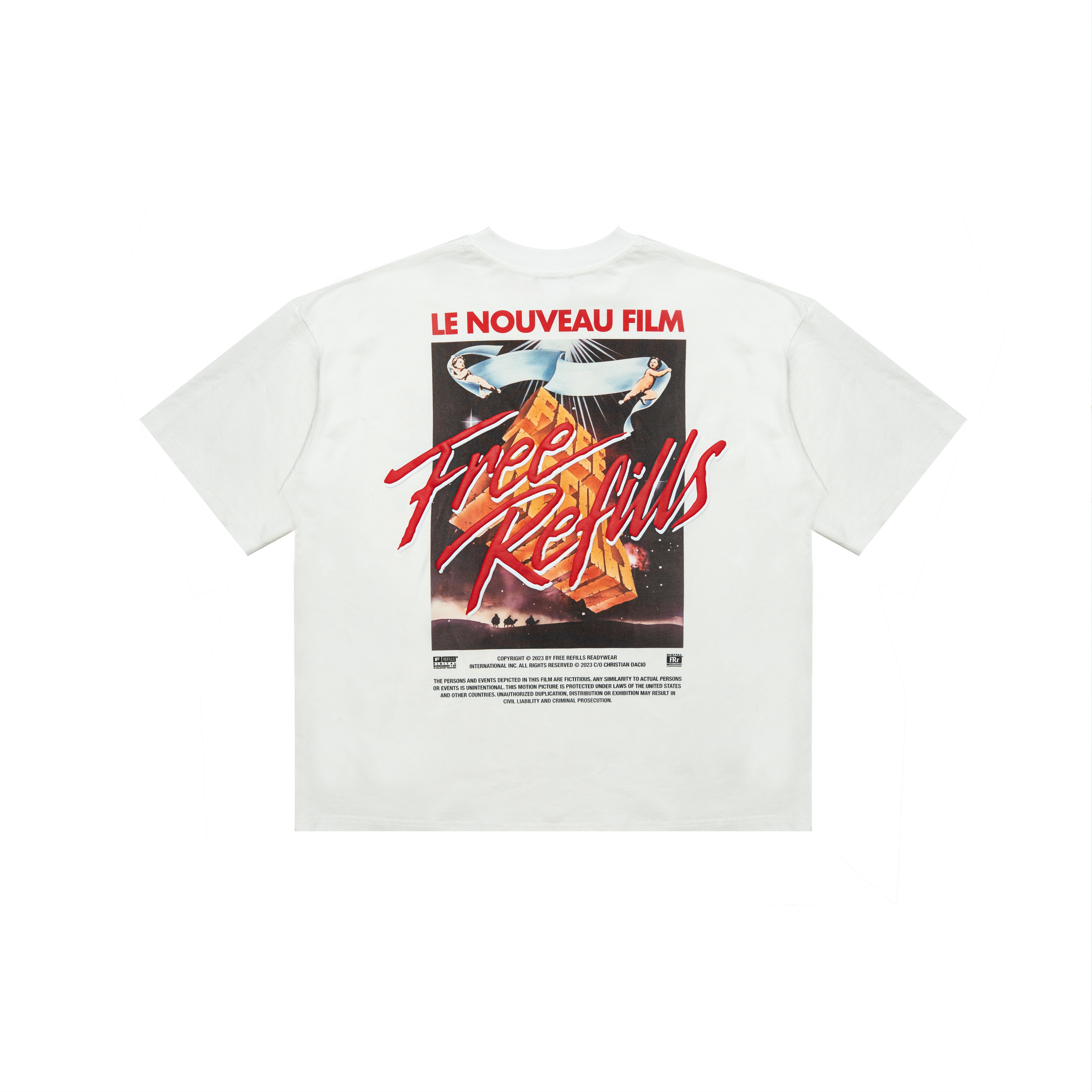 Cinema Tee - Cream