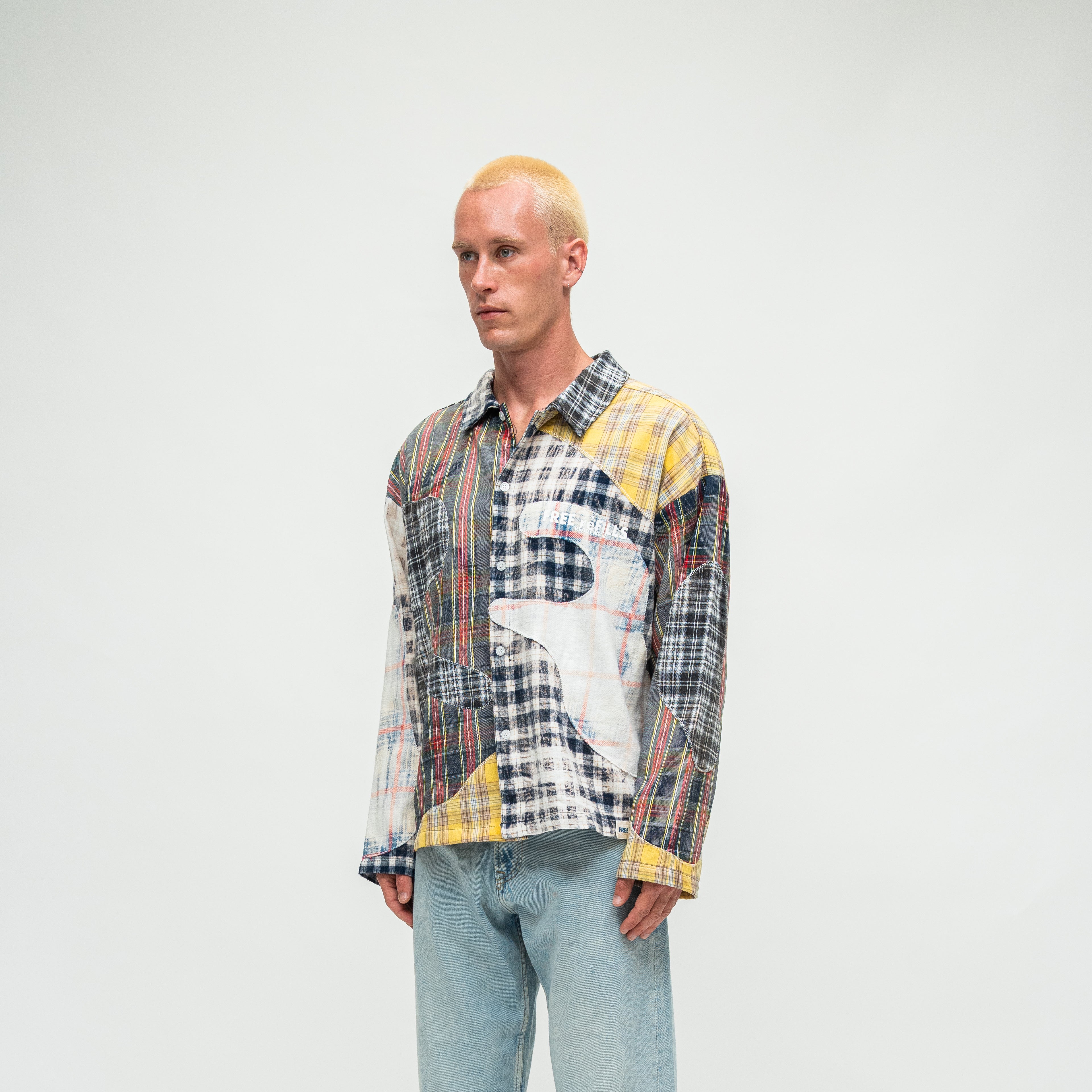 Clashing Flannel Long Sleeve Shirt