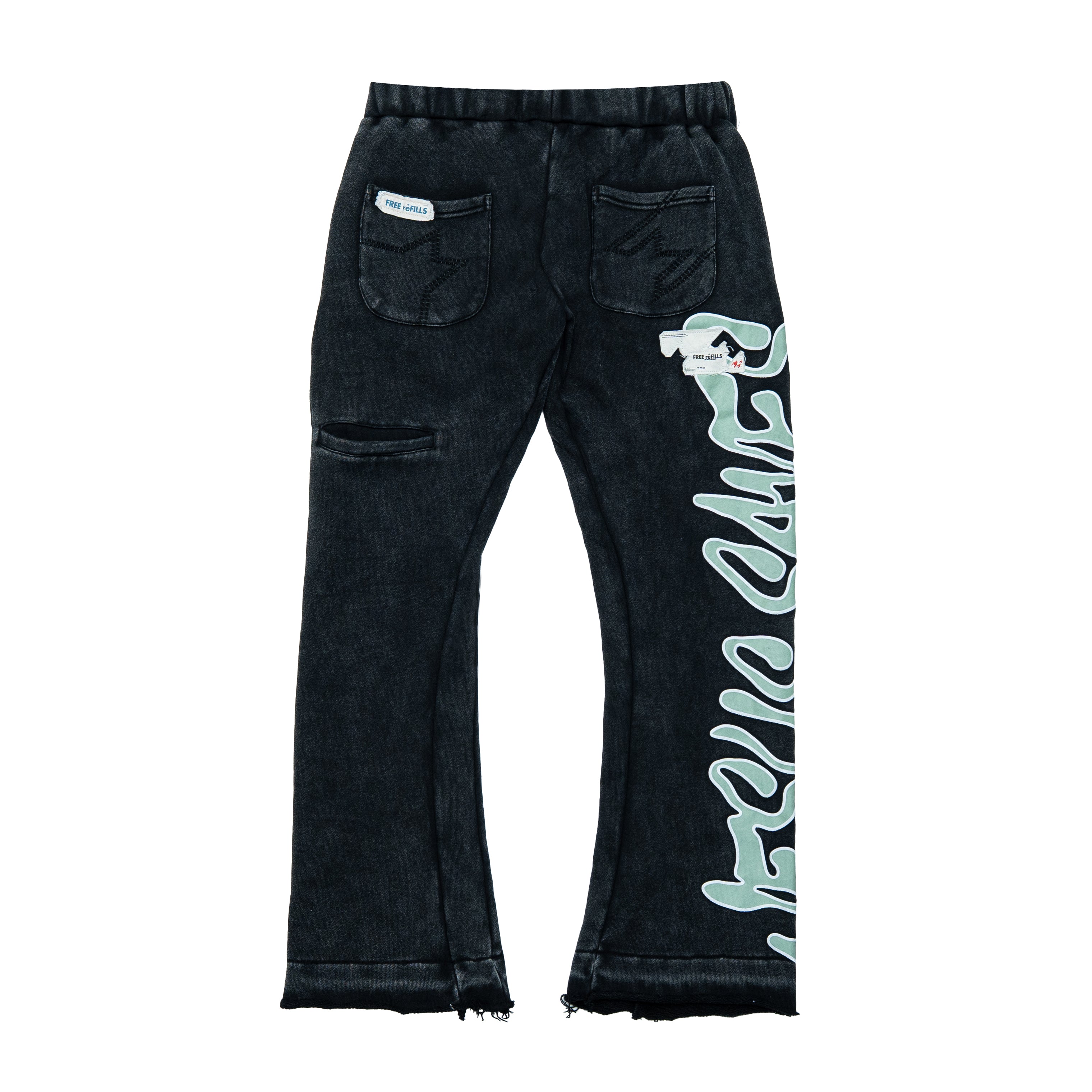 Saves Flare Sweatpants - Vintage Black