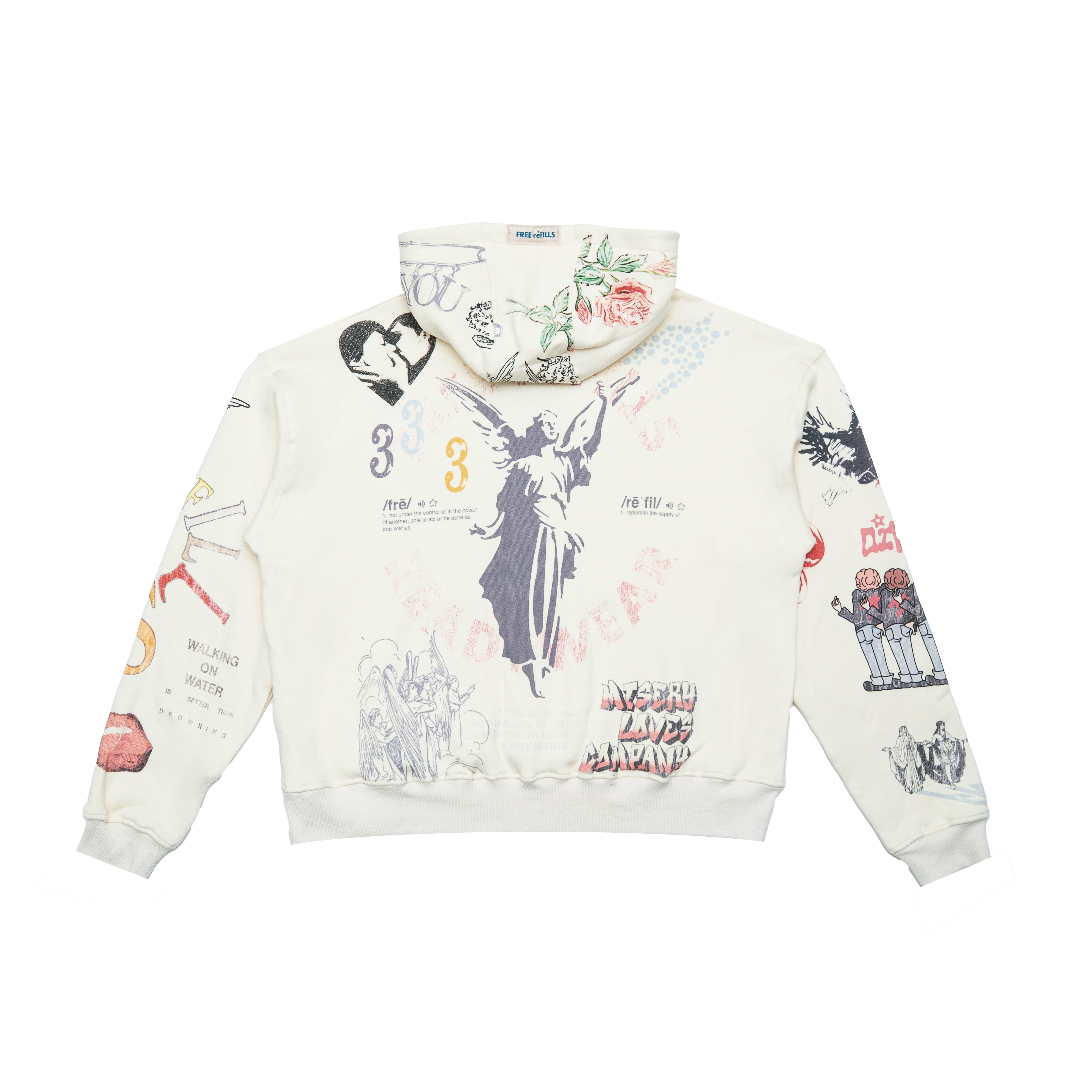 Graffiti Hoodie - Off White