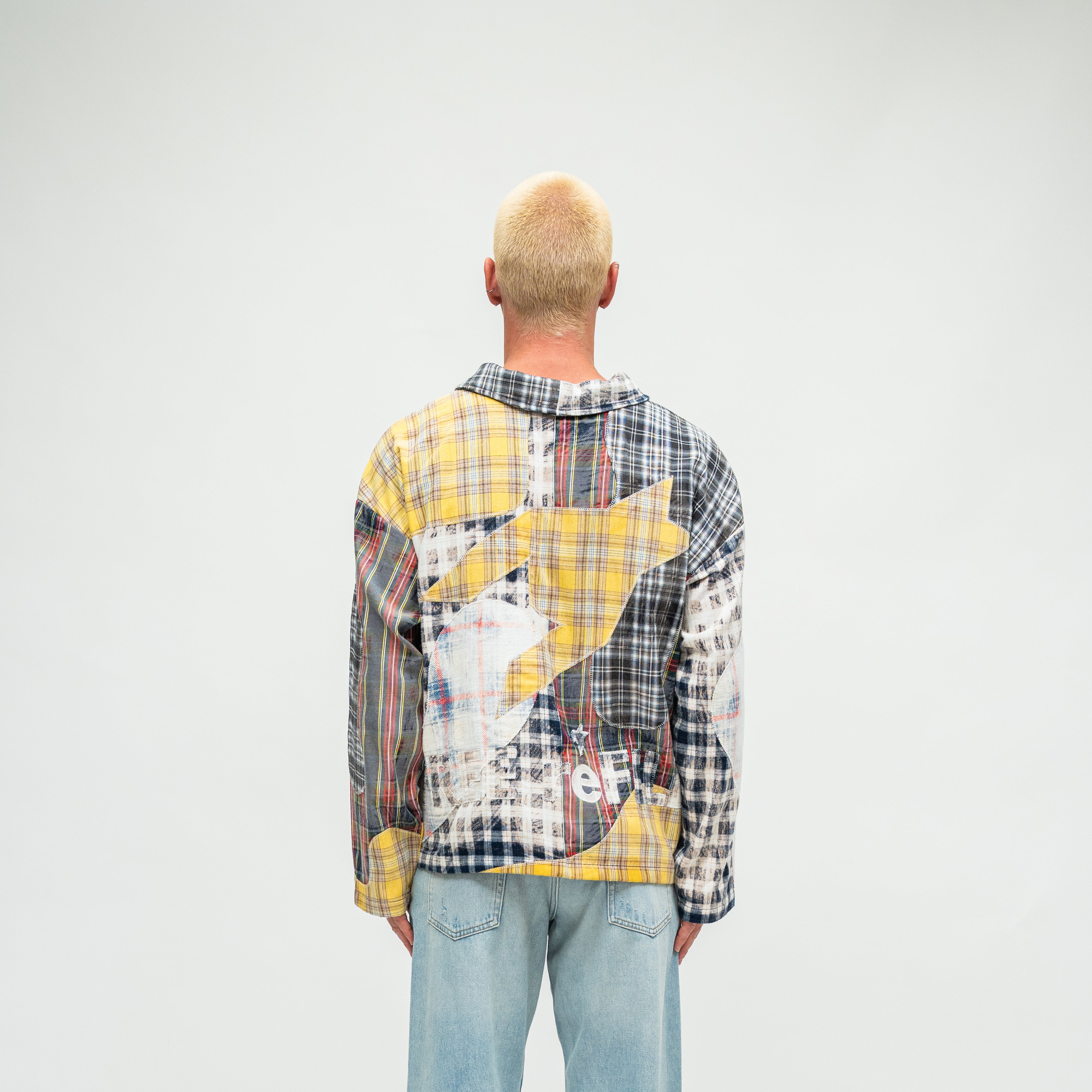 Clashing Flannel Long Sleeve Shirt