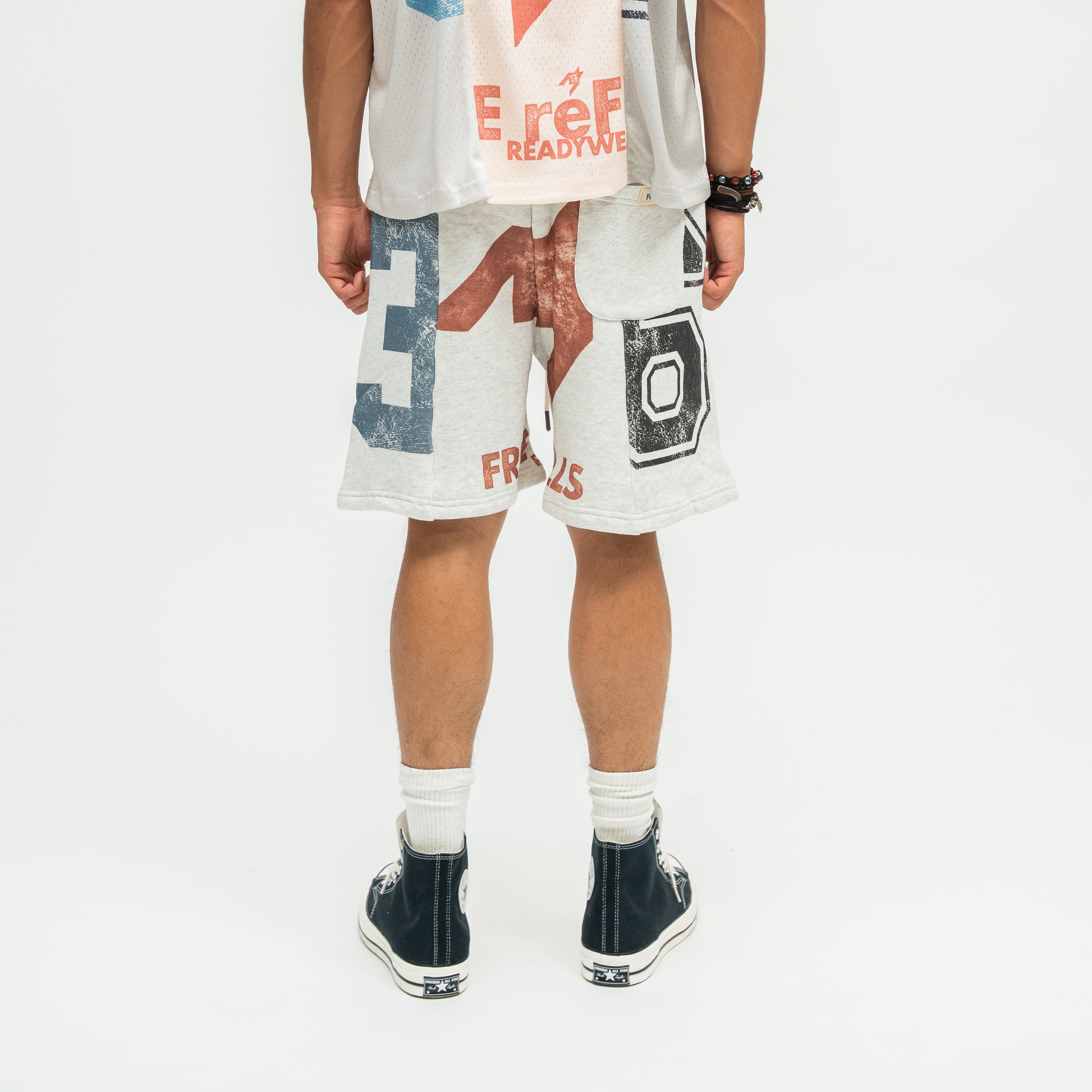 Split Shorts - Grey