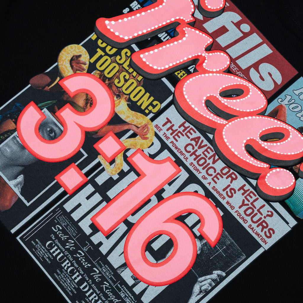 Tabloid Tee - Black
