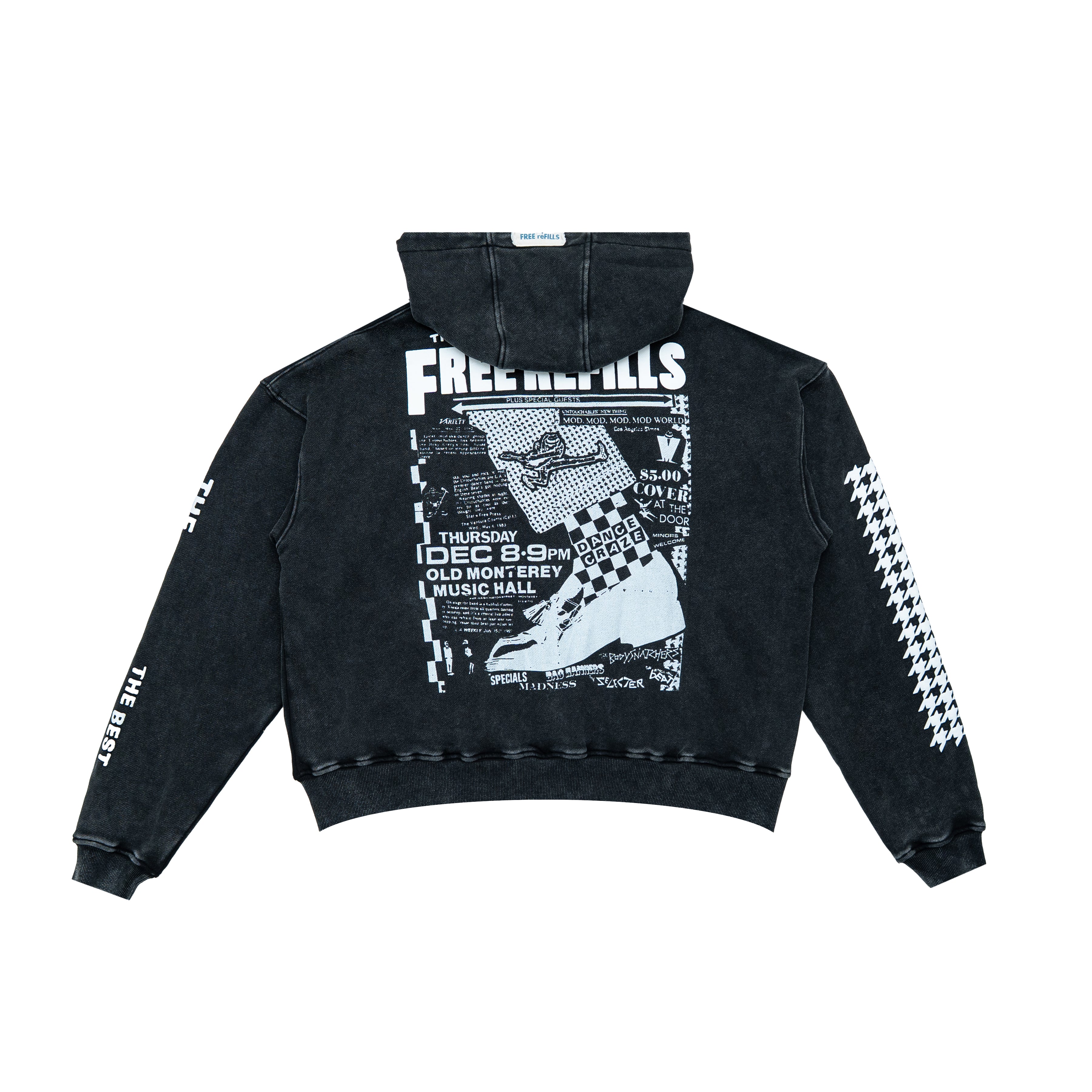 Flyer Zip-Up Hoodie - Black