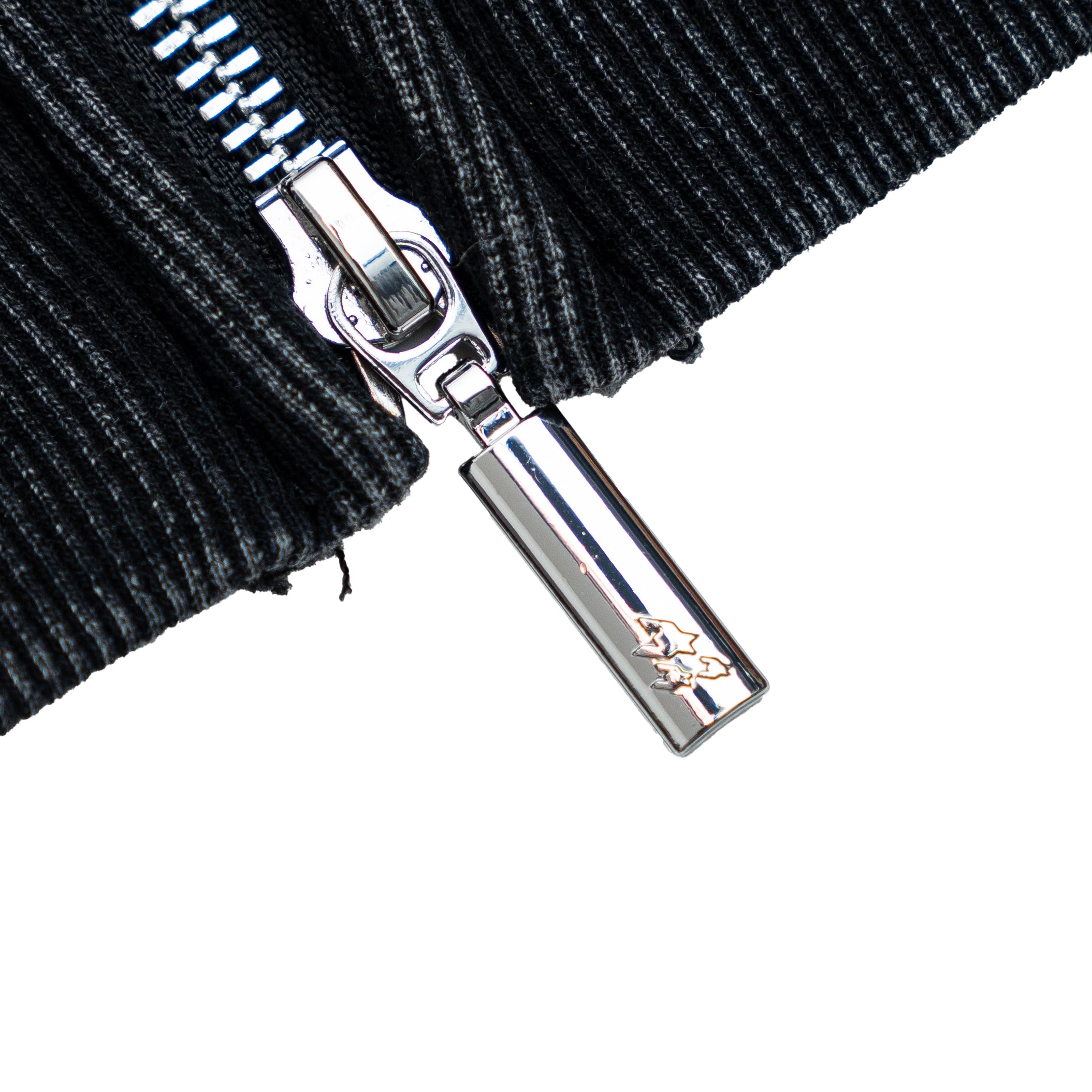 Amoeba Zip-Up Hoodie - Black