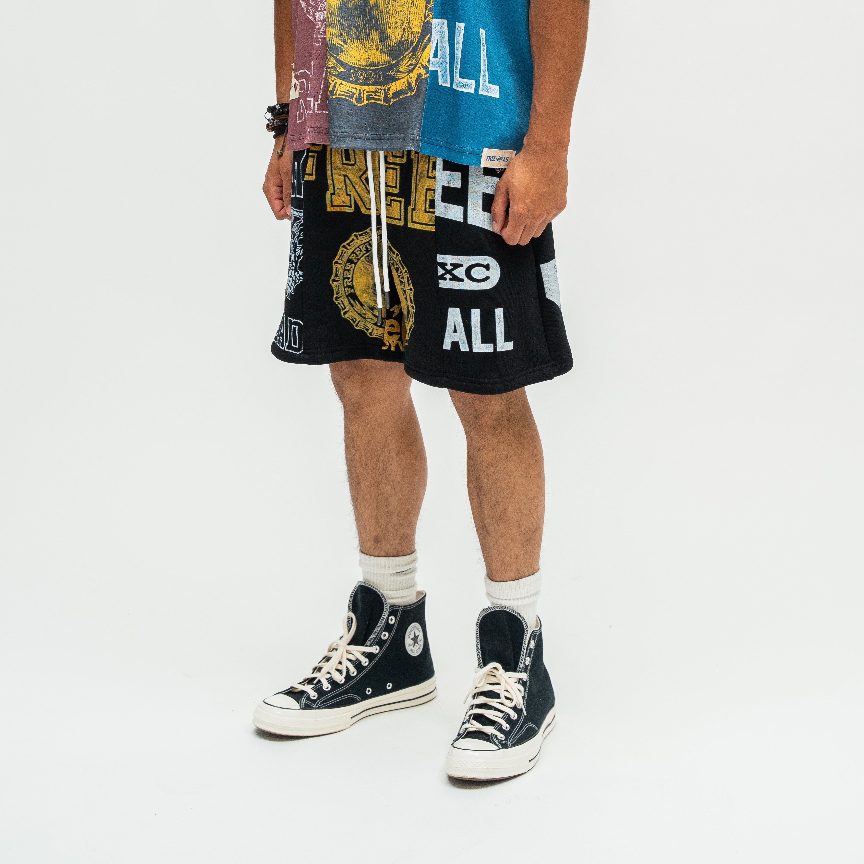 Split Shorts - Black