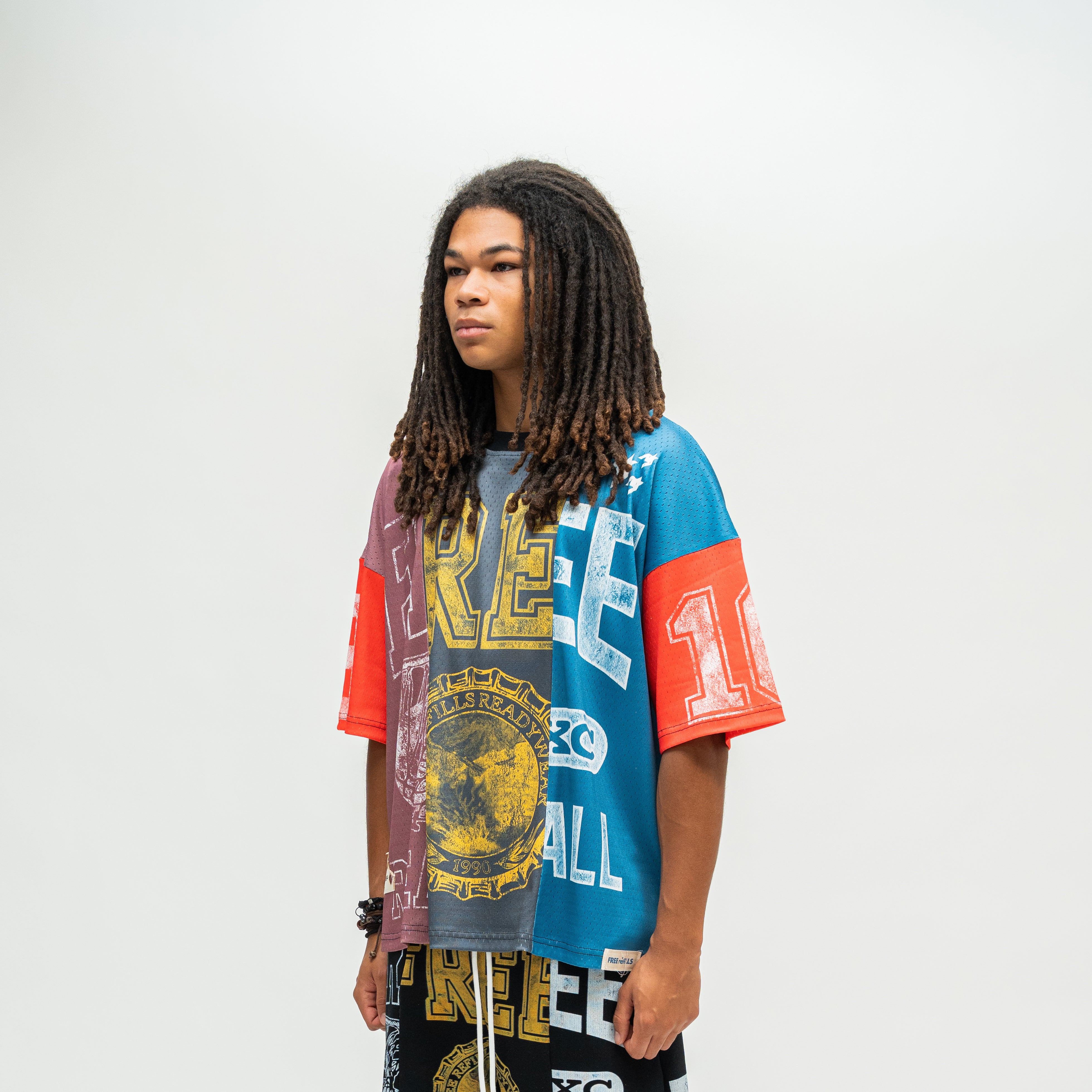 Split Jersey - Black Multi