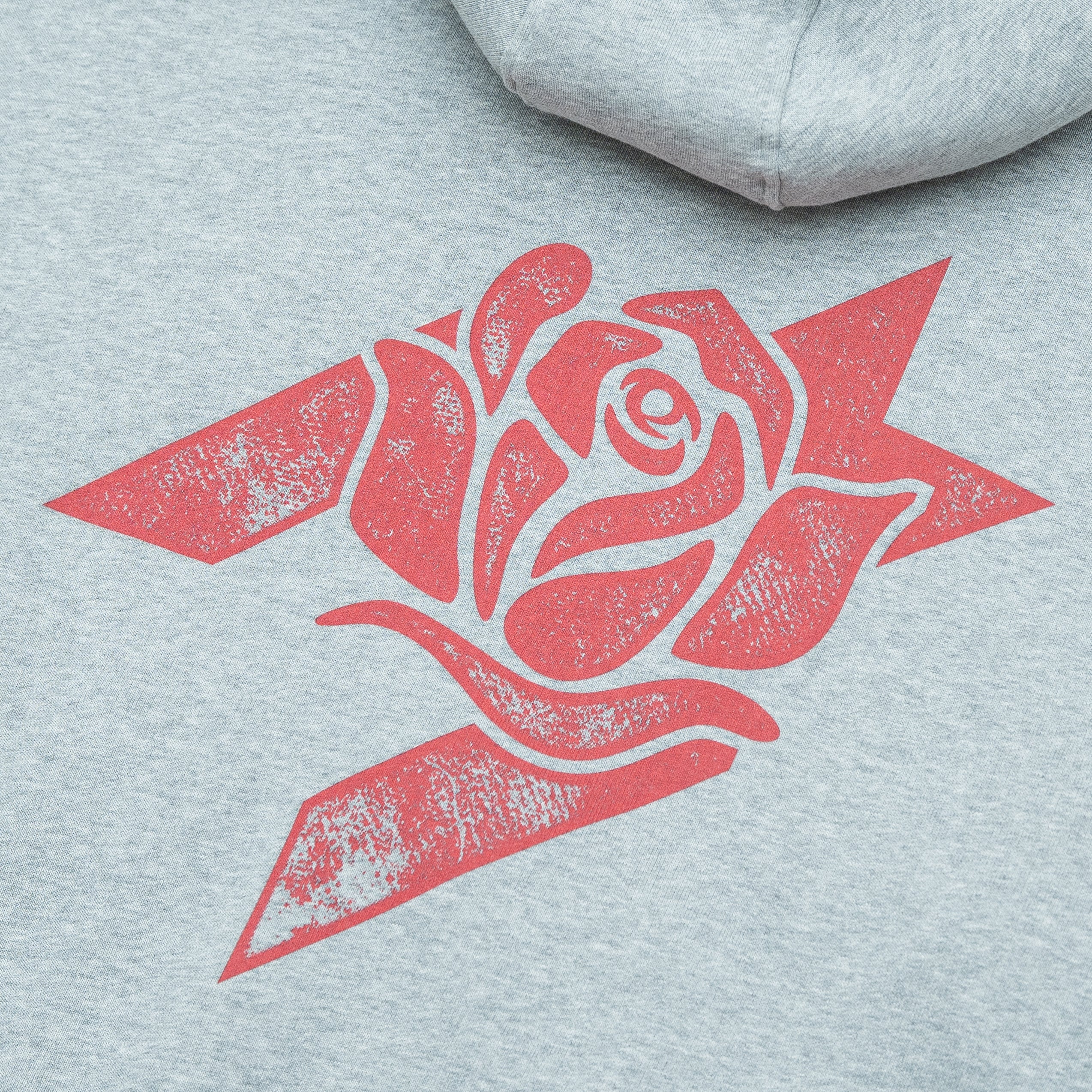 Rose Bowl Zip-Up Hoodie - Heather Grey