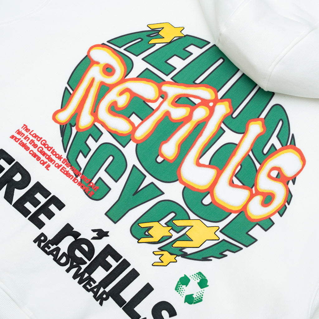 FRR Zip-Up Hoodie - Off White