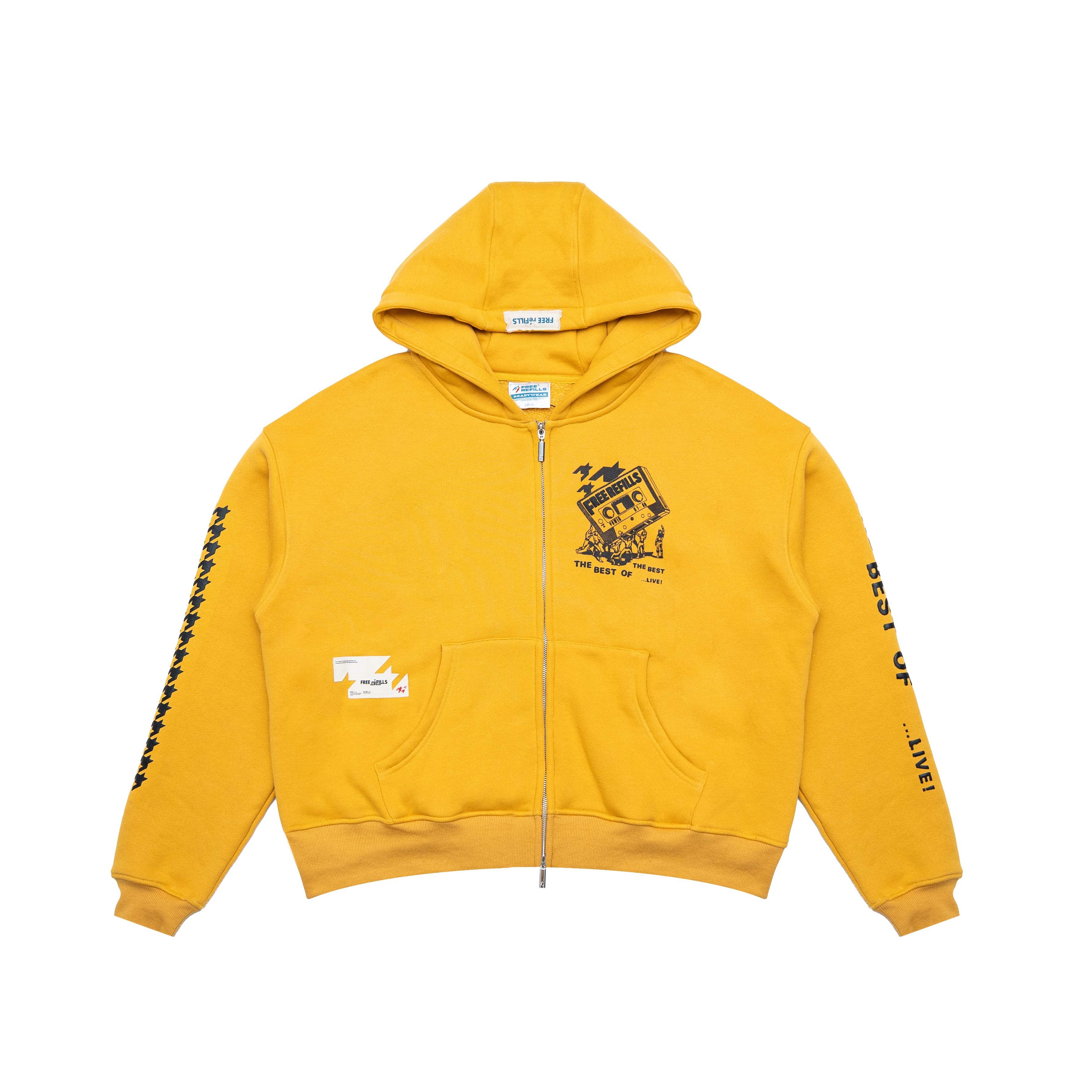 Flyer Zip-Up Hoodie - Yellow