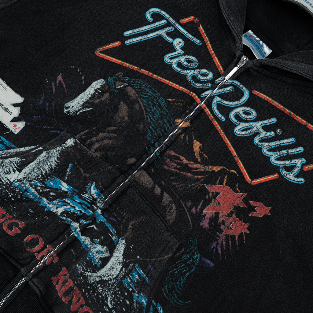 Kings Zip-Up Hoodie - Vintage Grey