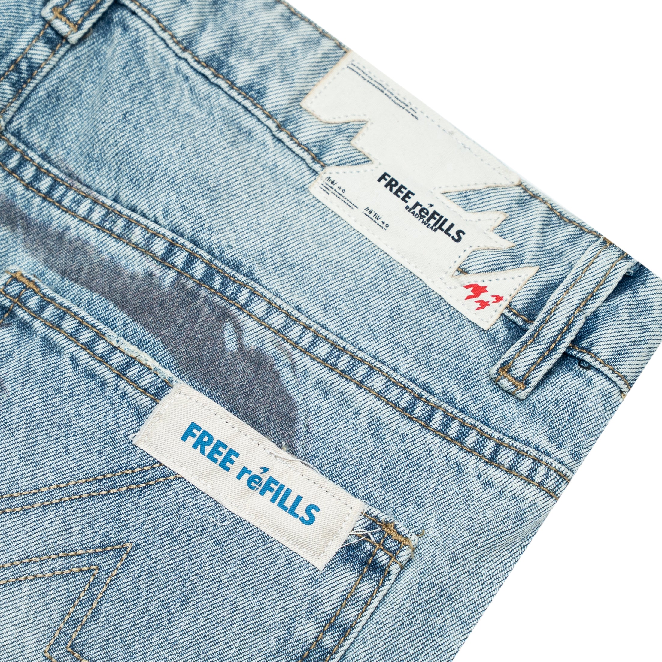 Graffiti Denim - Blue Wash